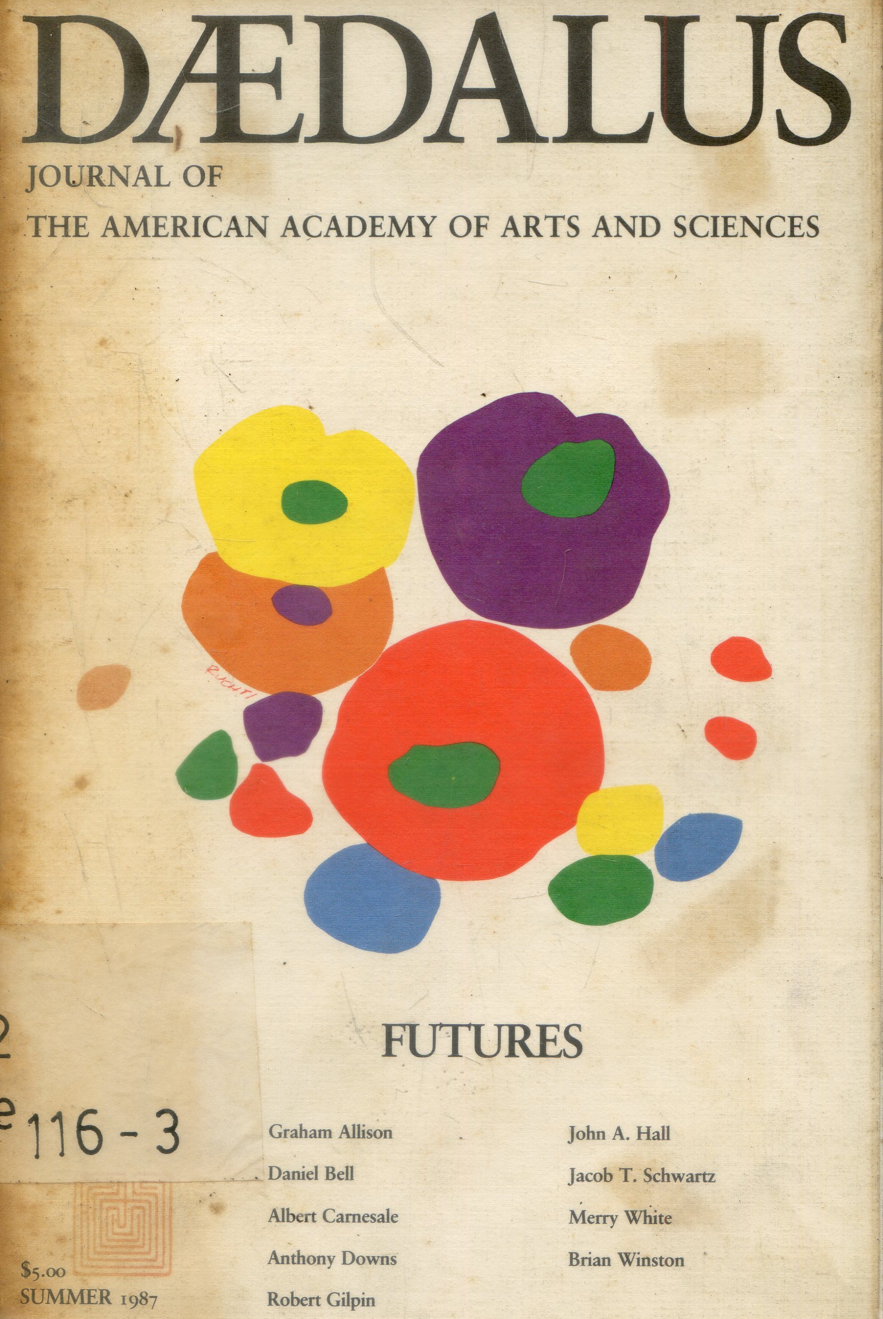 Cover Daedalus : Journal of the American Academy of arts and Sciences / Stephen R
