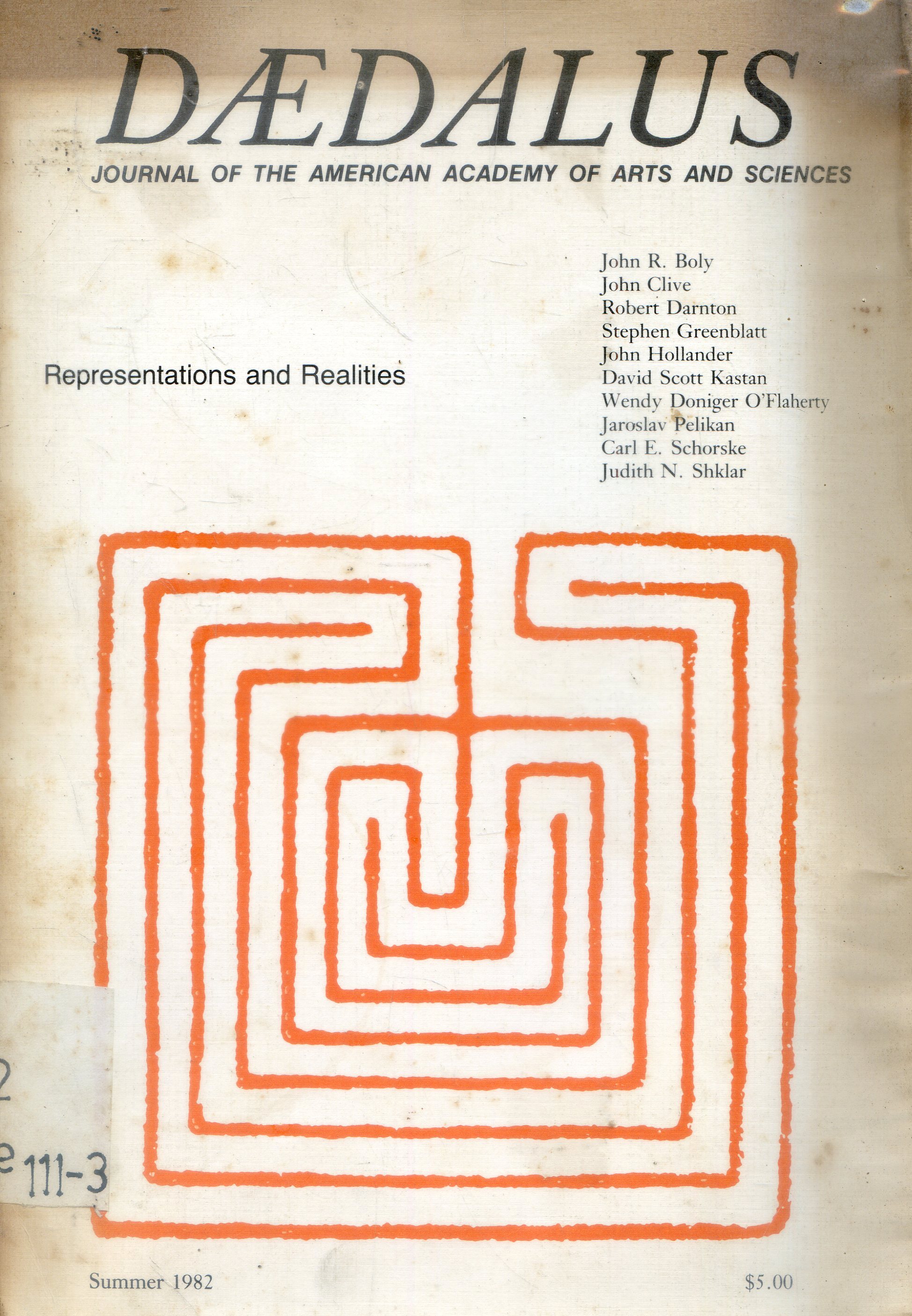Cover Daedalus : Journal of the American Academy of arts and Sciences / Stephen R