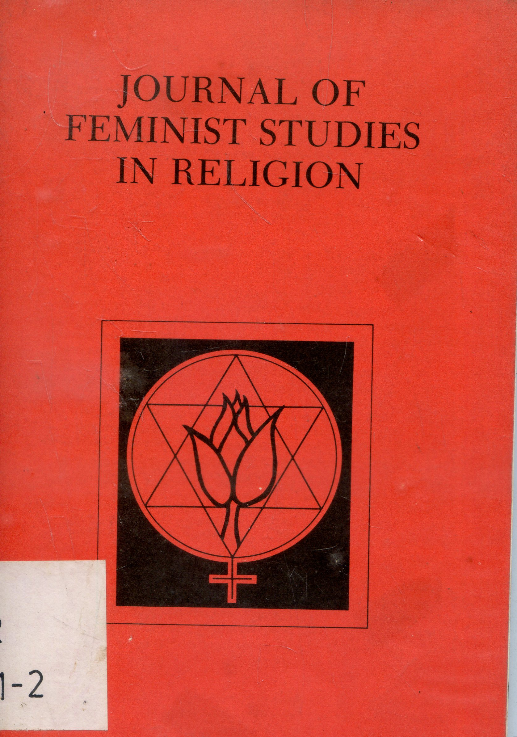 Cover Journal of feminist studies in religion/ Printed in the united states of America