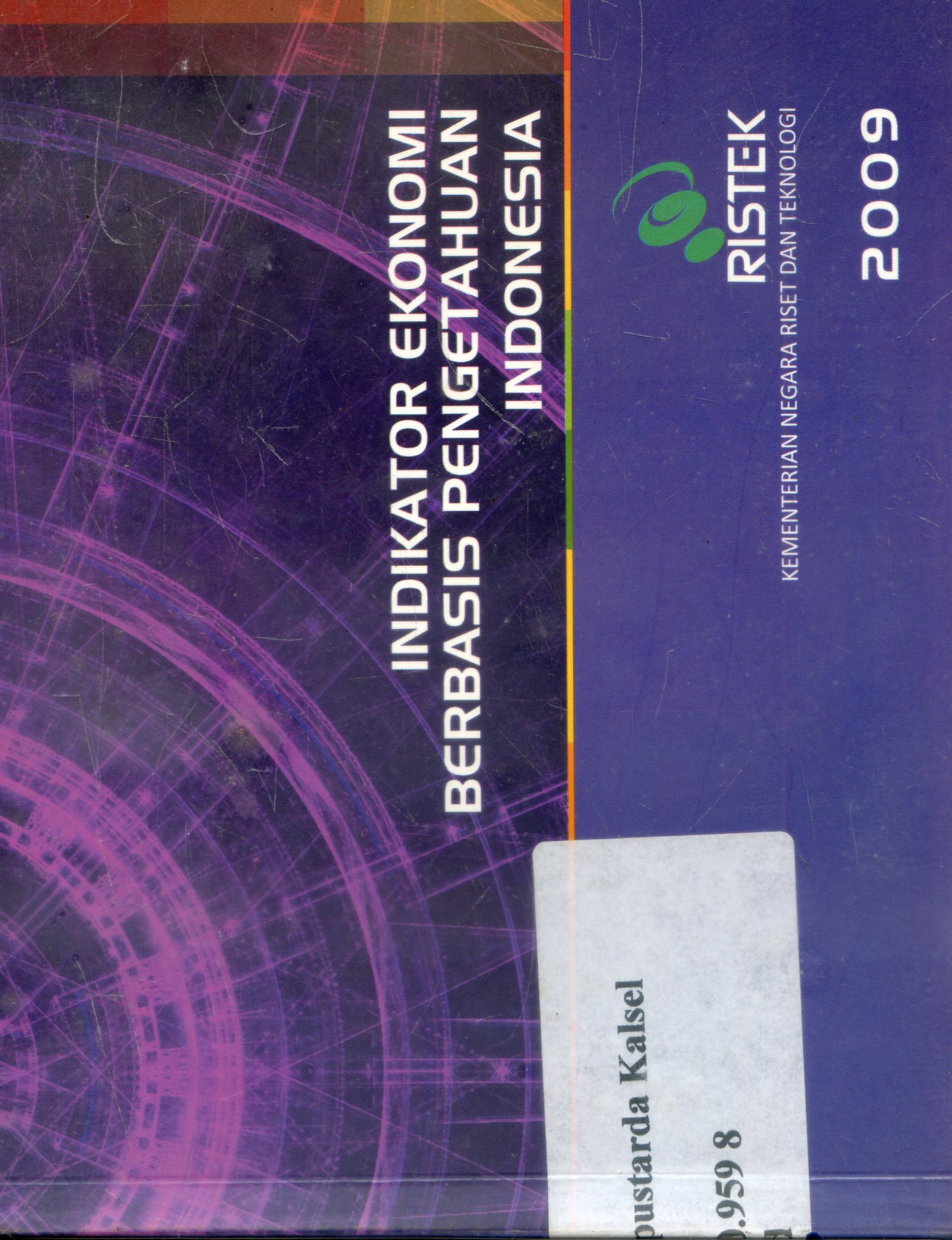 Cover Indikator Ekonomi Berbasis Pengetahuan Indonesia / Tim