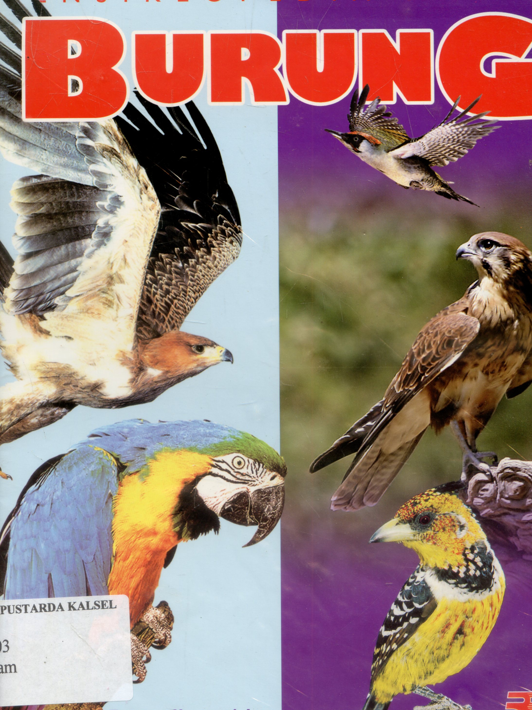 Cover Ensiklopedia anak : Burung / Tarama Nurmutiah
