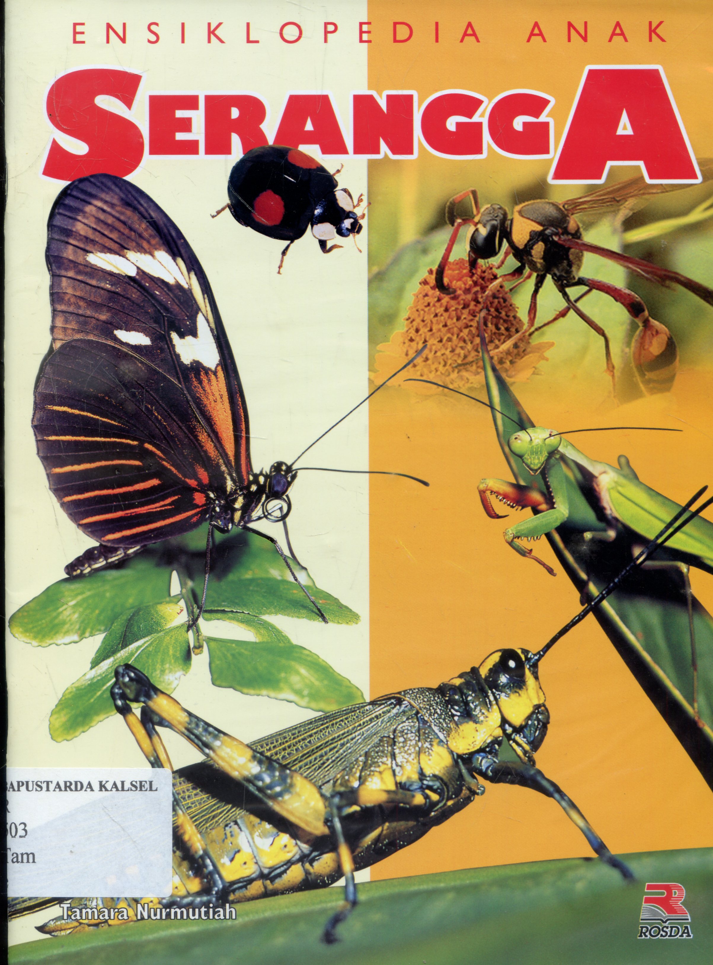 Cover Ensiklopedia anak : Serangga / Tamara Nurmutiah