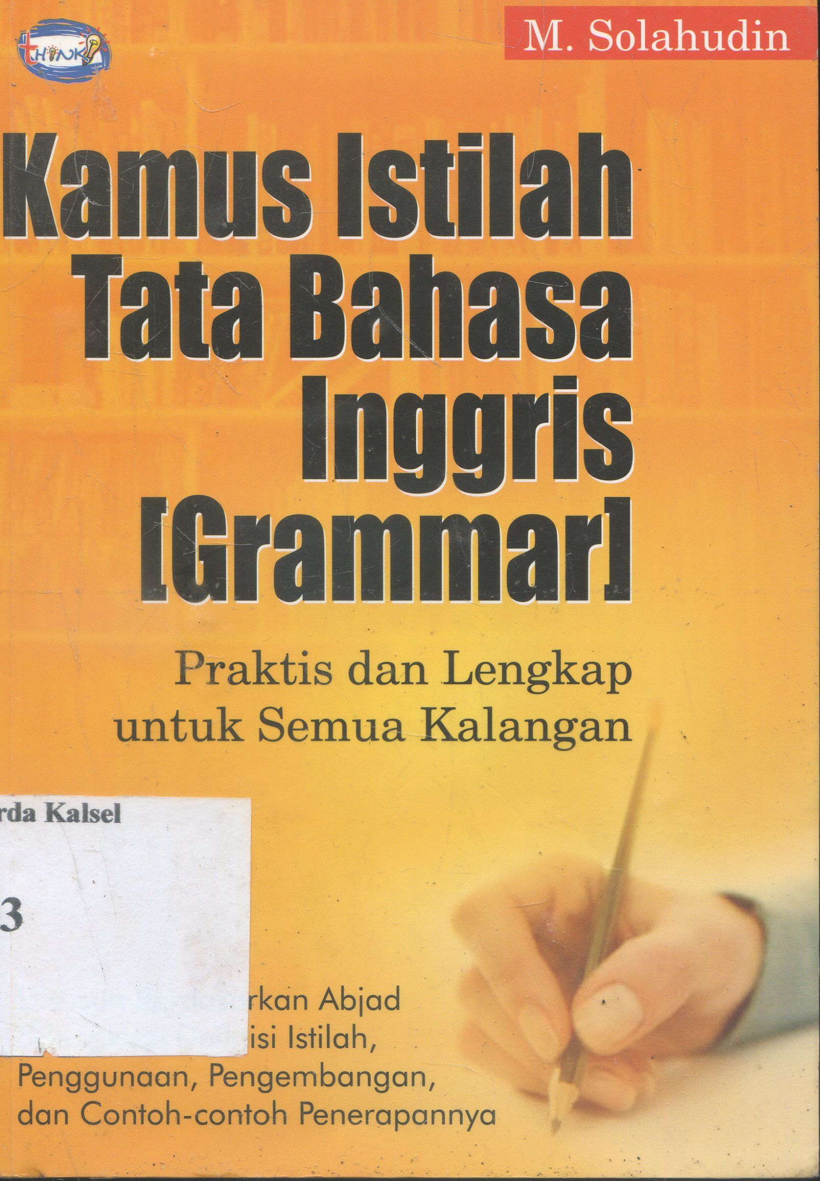 Cover Kamus Istilah Tata Bahasa Inggris [Grammar]