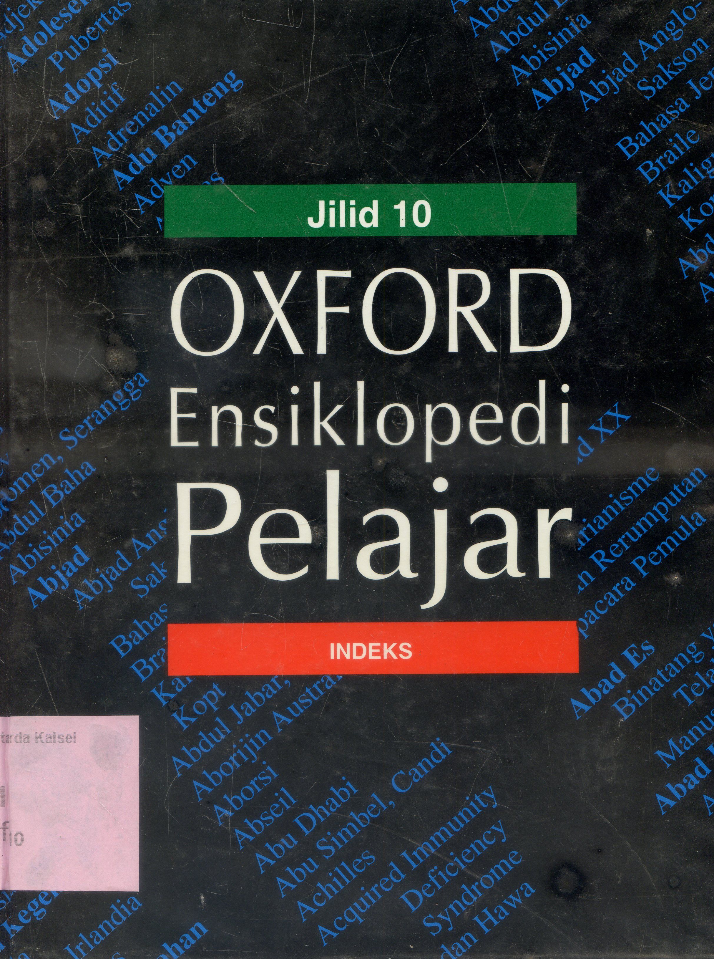 Cover Ensiklopedia Pelajar : Indeks / Williams Collins Sons ; penyunting, Mary Worrall