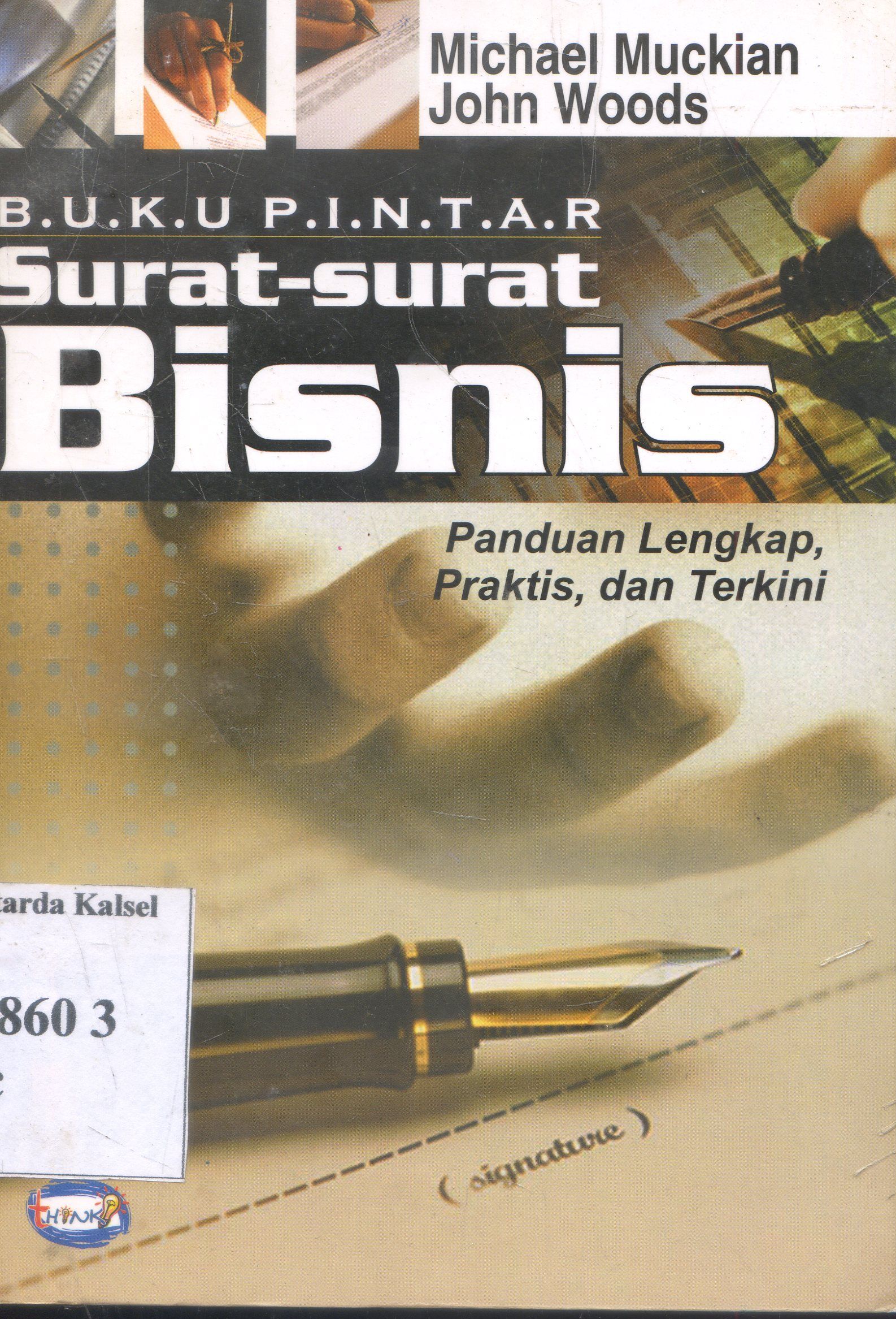 Cover Buku Pintar : Surat-Surat Bisnis ; Michael Muckian
