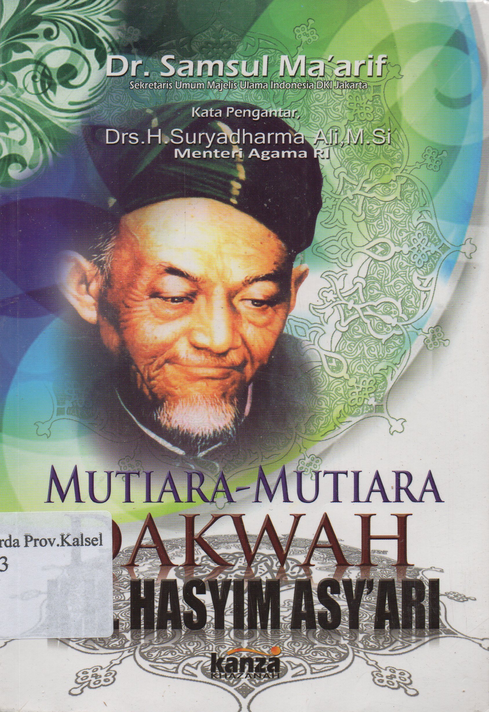 Cover Mutiara-mutiara dakwah K.H. Hayim Asy'ari / Samsul Mua'arif ; editor, Masyhar.