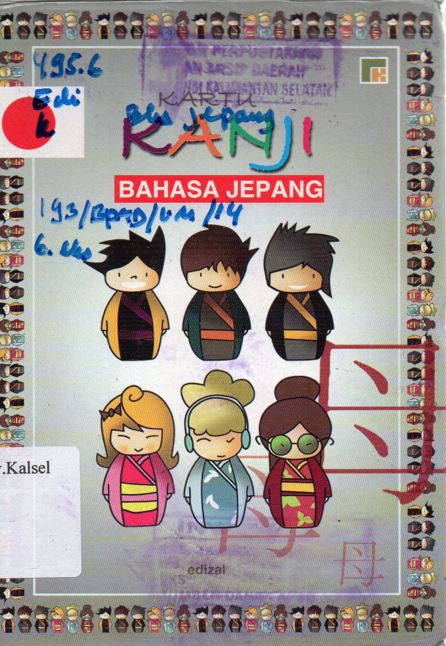 Cover Kartu kanji bahasa Jepang / Edizal.