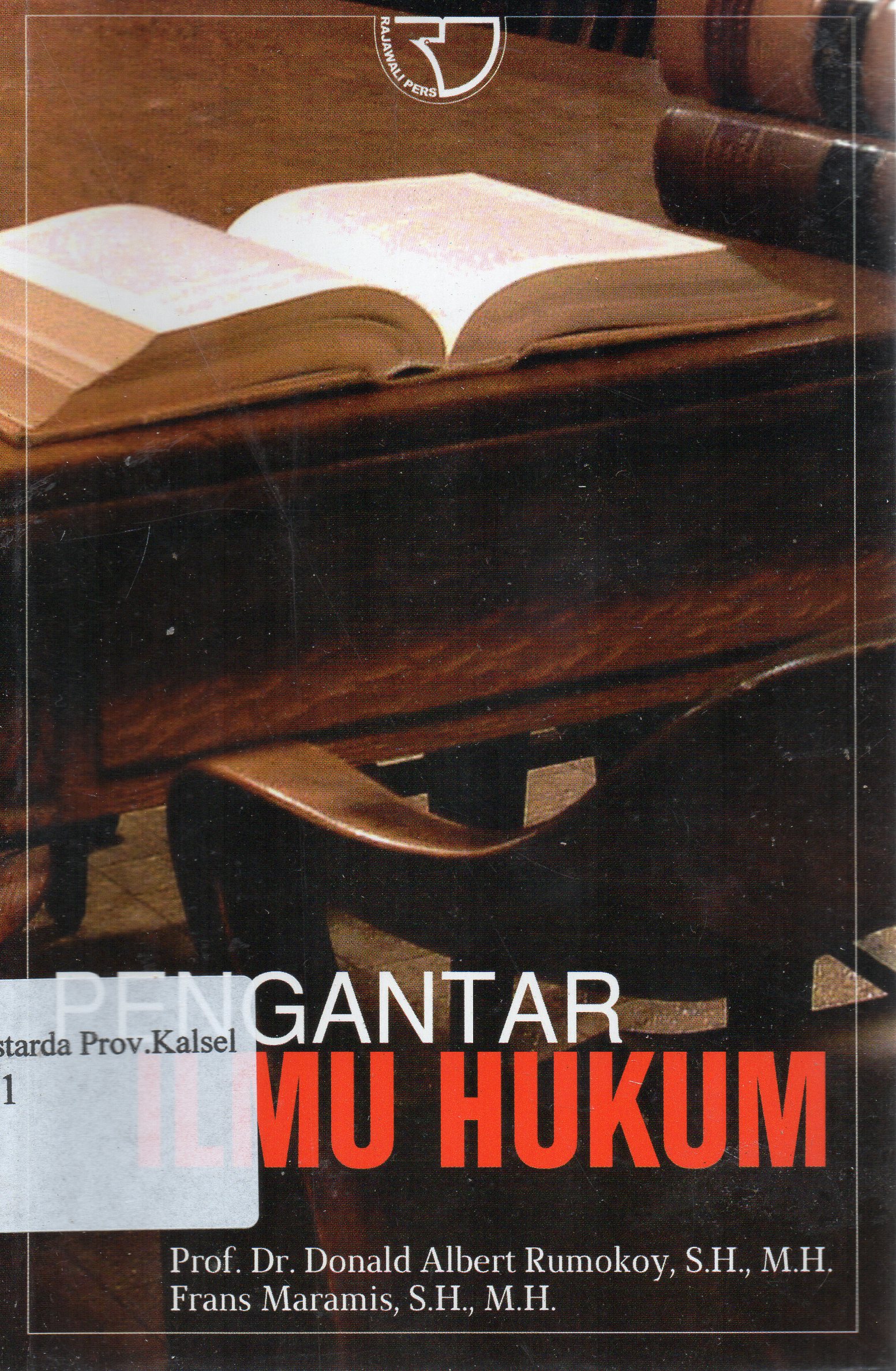Cover Pengantar ilmu hukum / Donald Albert Rumokoy, Frans Maramai.