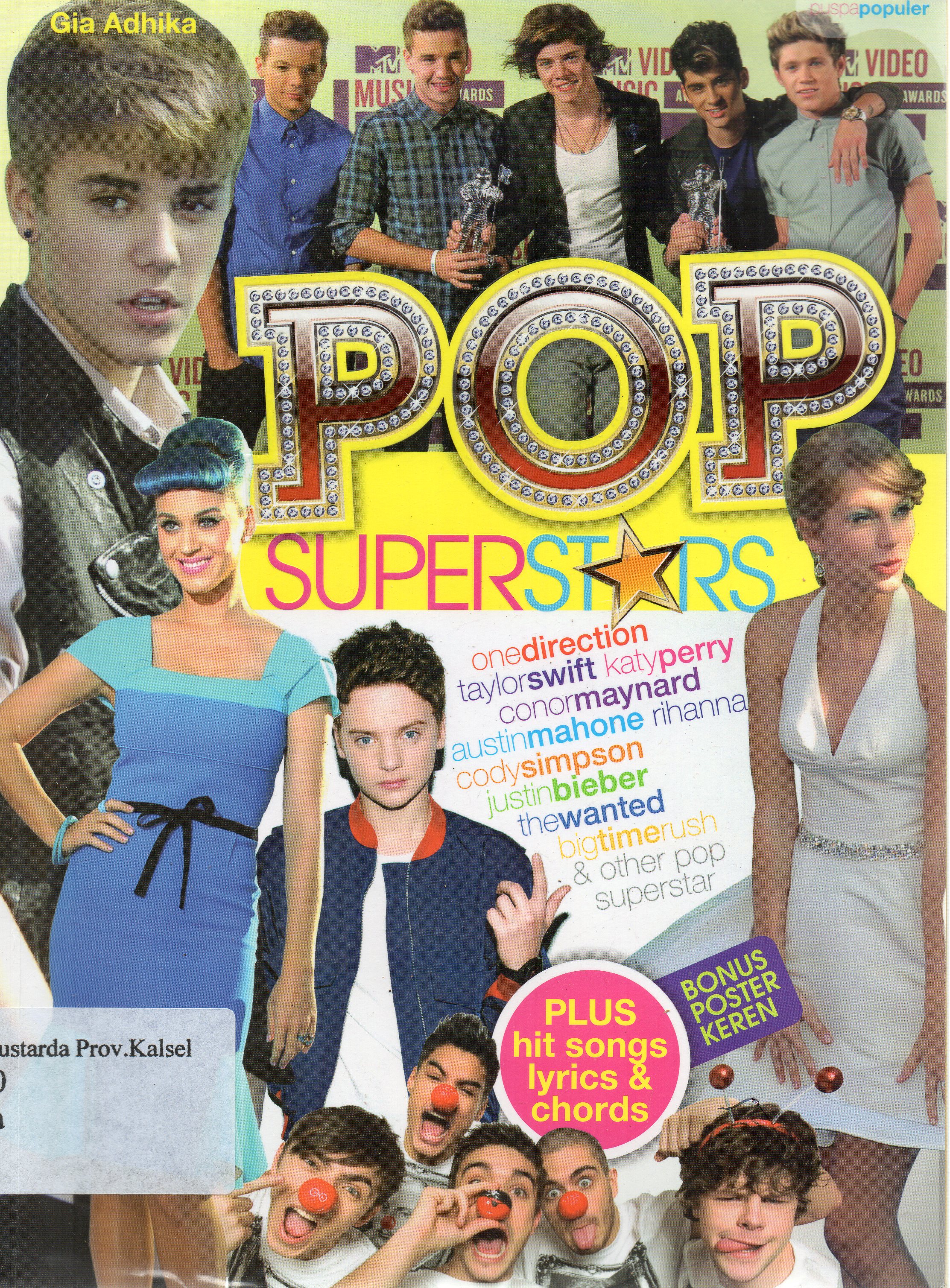 Cover Pop super stars / Gia Adhika ; penyunting, Tribuana Tunggal Sukma.