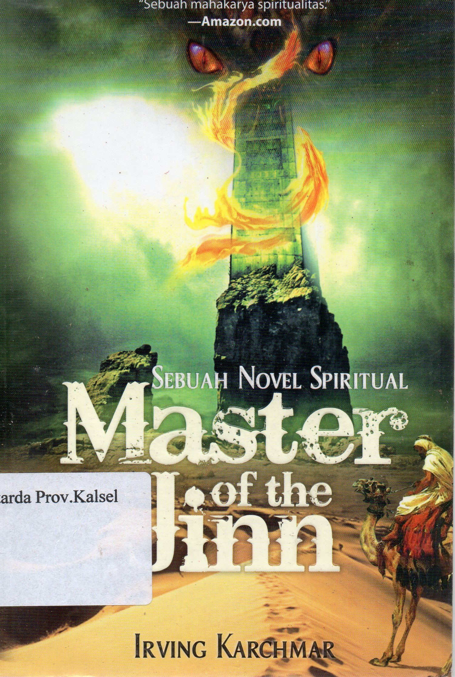Cover Sebuah Novel Spiritual : Master of the Jinn / Irving Karchmar.