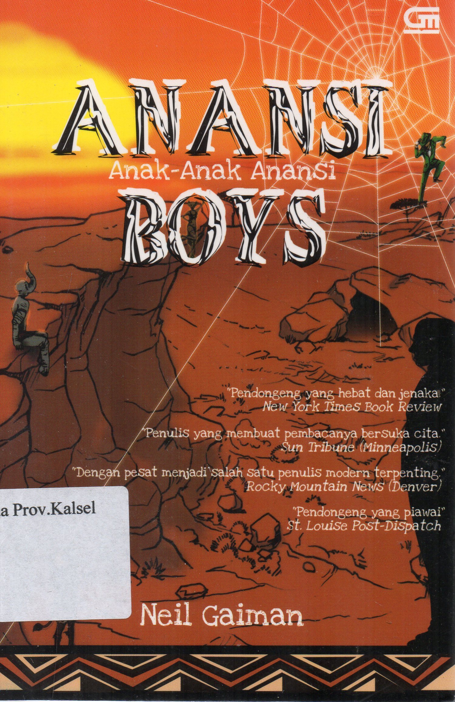 Cover Anak-anak anansi / Neil Gaiman ; alih bahasa, Femmy Syahrani Ardianto.