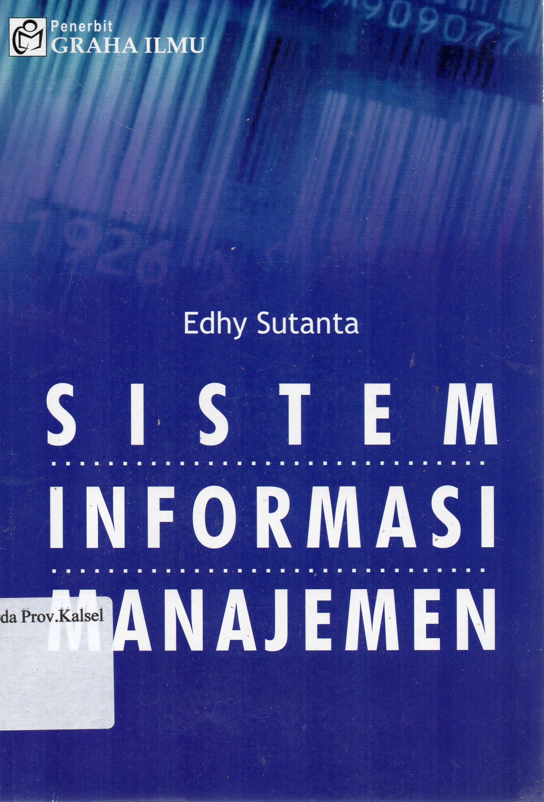 Cover Sistem Informasi Manajemen / Edhy Sutanta.