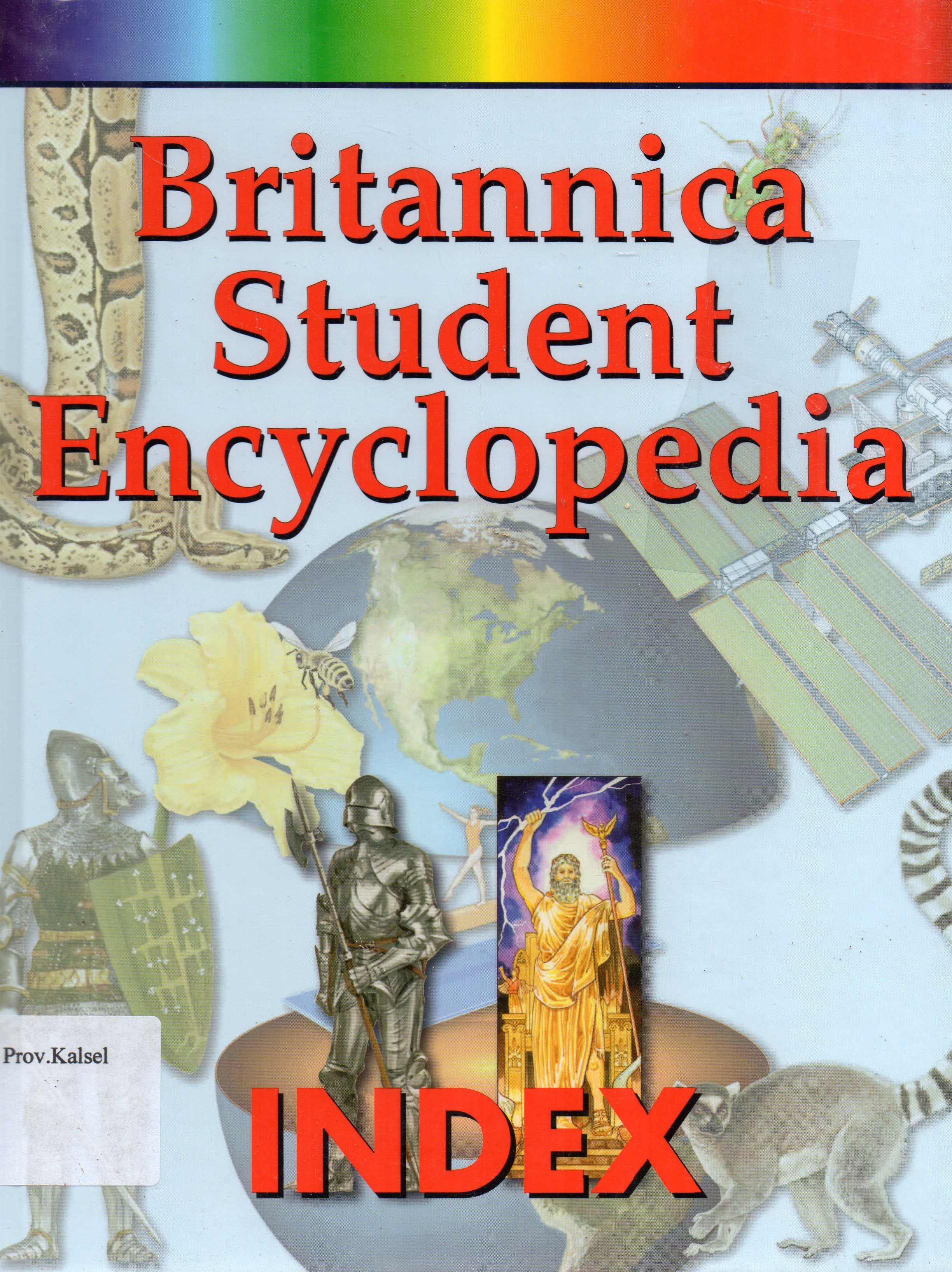 Cover Britannica Student Encyclopedia Index