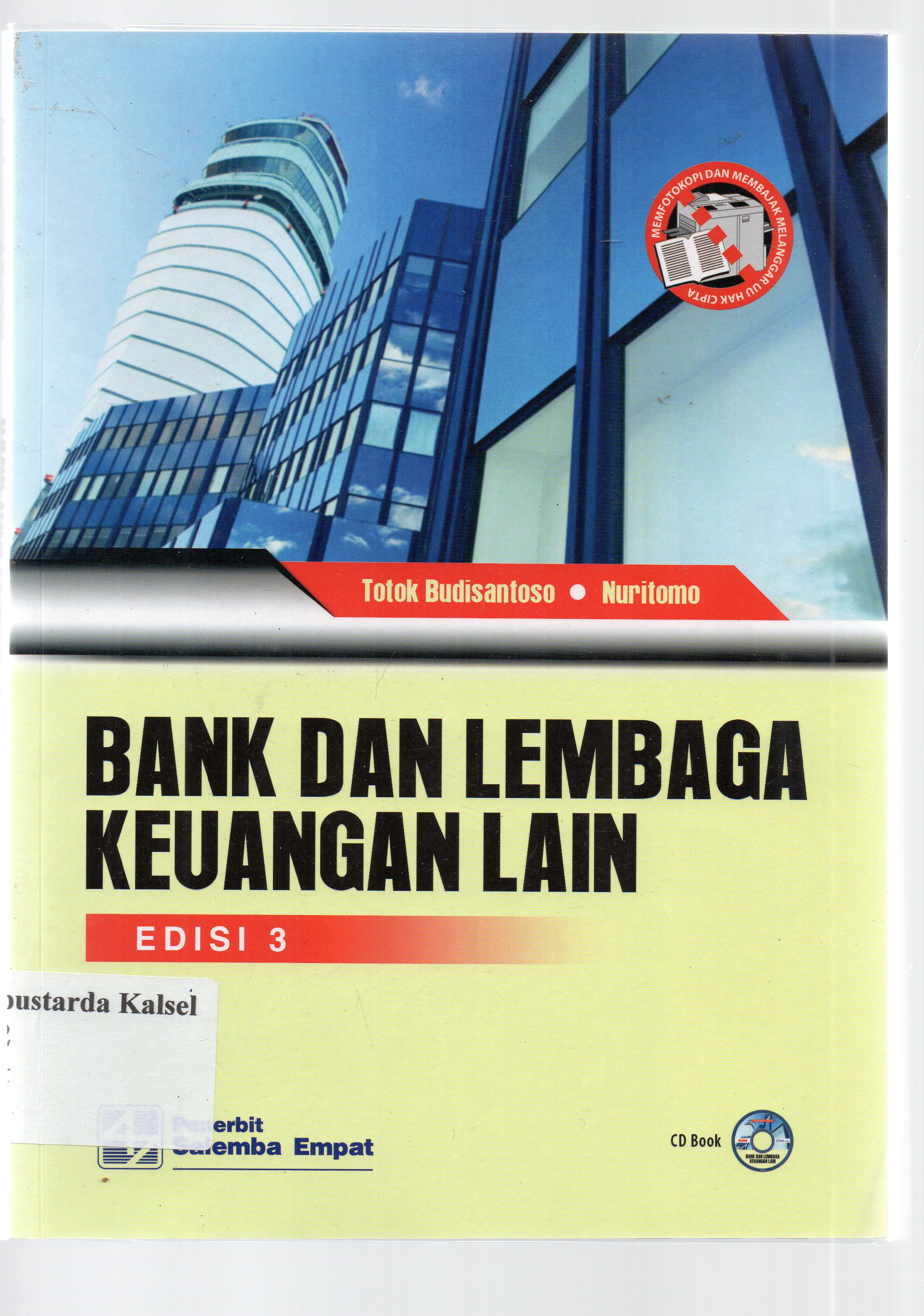 Cover Bank dan lembaga keuangan lain :  Totok Budisantoso, Nuritomo