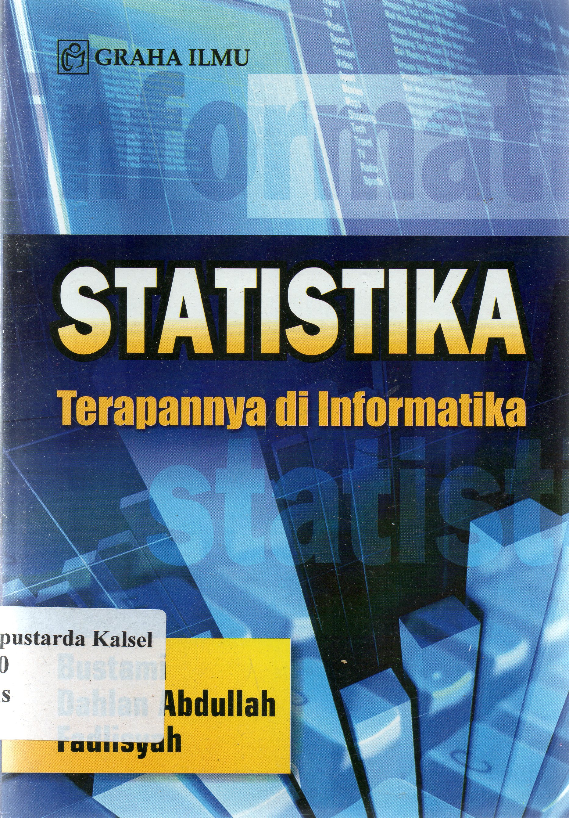 Cover Statistika :  Terapannya di informatika / Bustami.