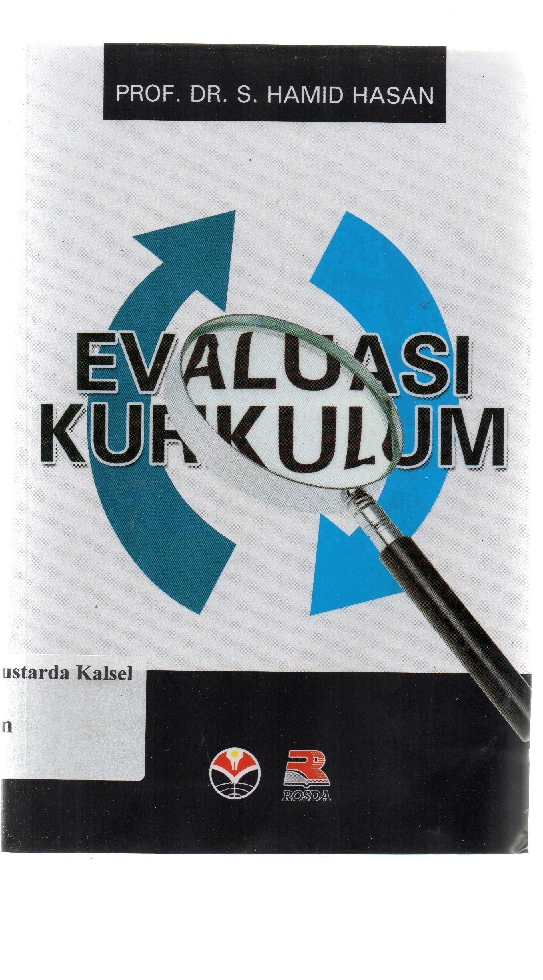 Cover Evaluasi kurikulum / Hamid Hasan.