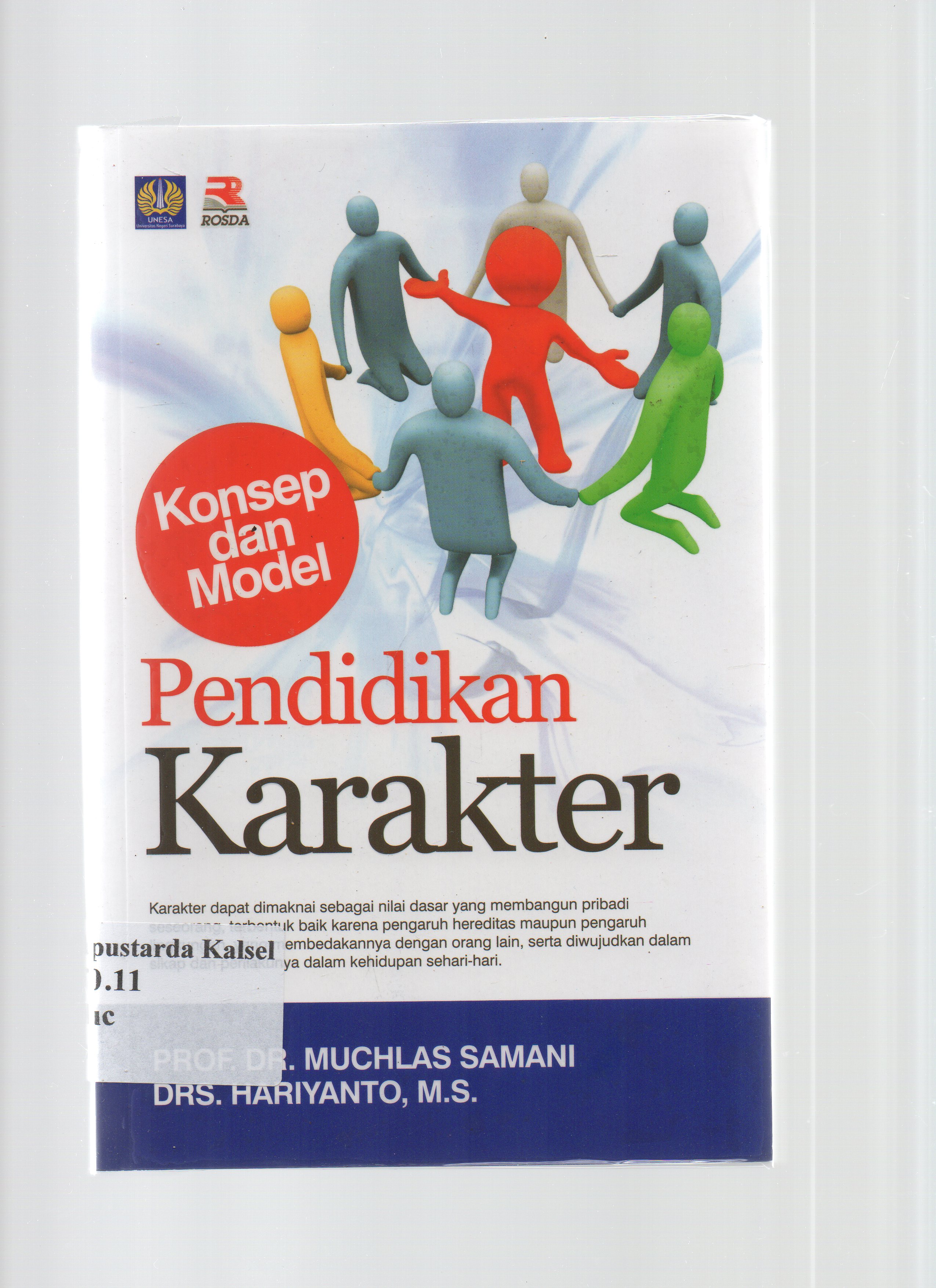 Cover Pendidikan karakter :  konsep dan model / Muchlas Samani; Adriyani Kamsyach