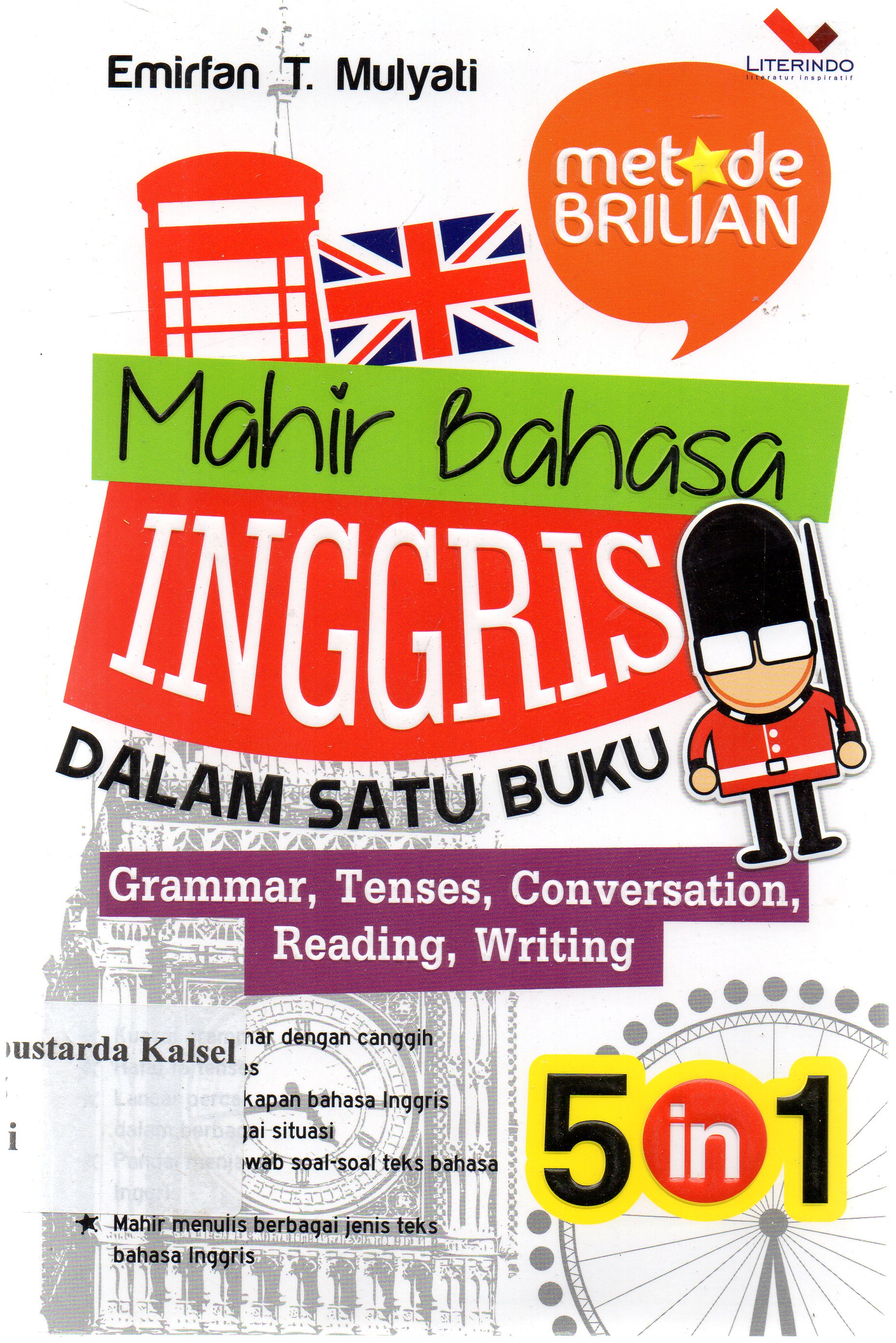 Cover Metode brillian :  mahir bahasa inggris dalam satu buku / Emirfan T. Mulyati ; penyunting, ipg.