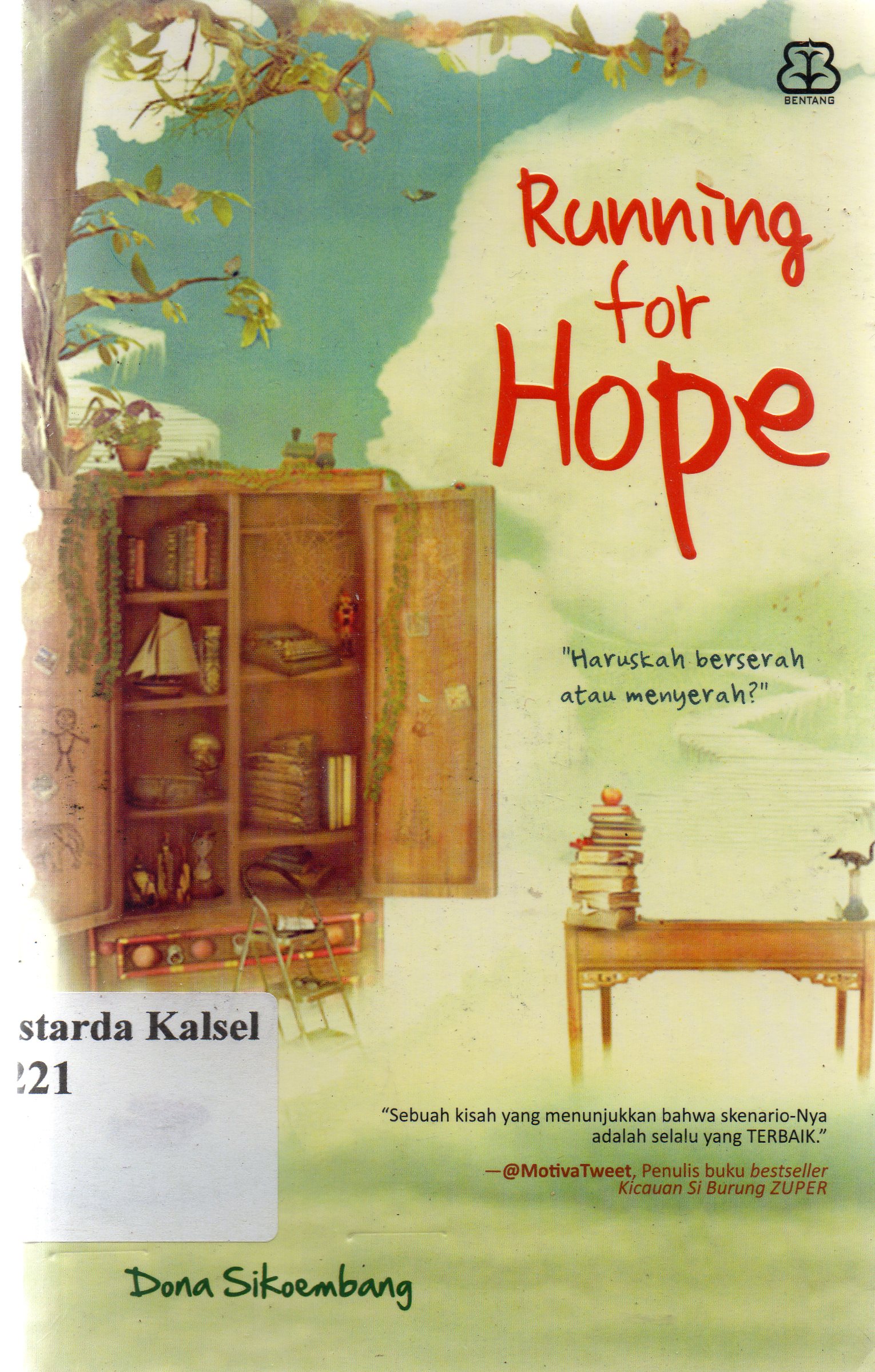 Cover Running for hope / Dona Sikoembang; Laurensia Nita