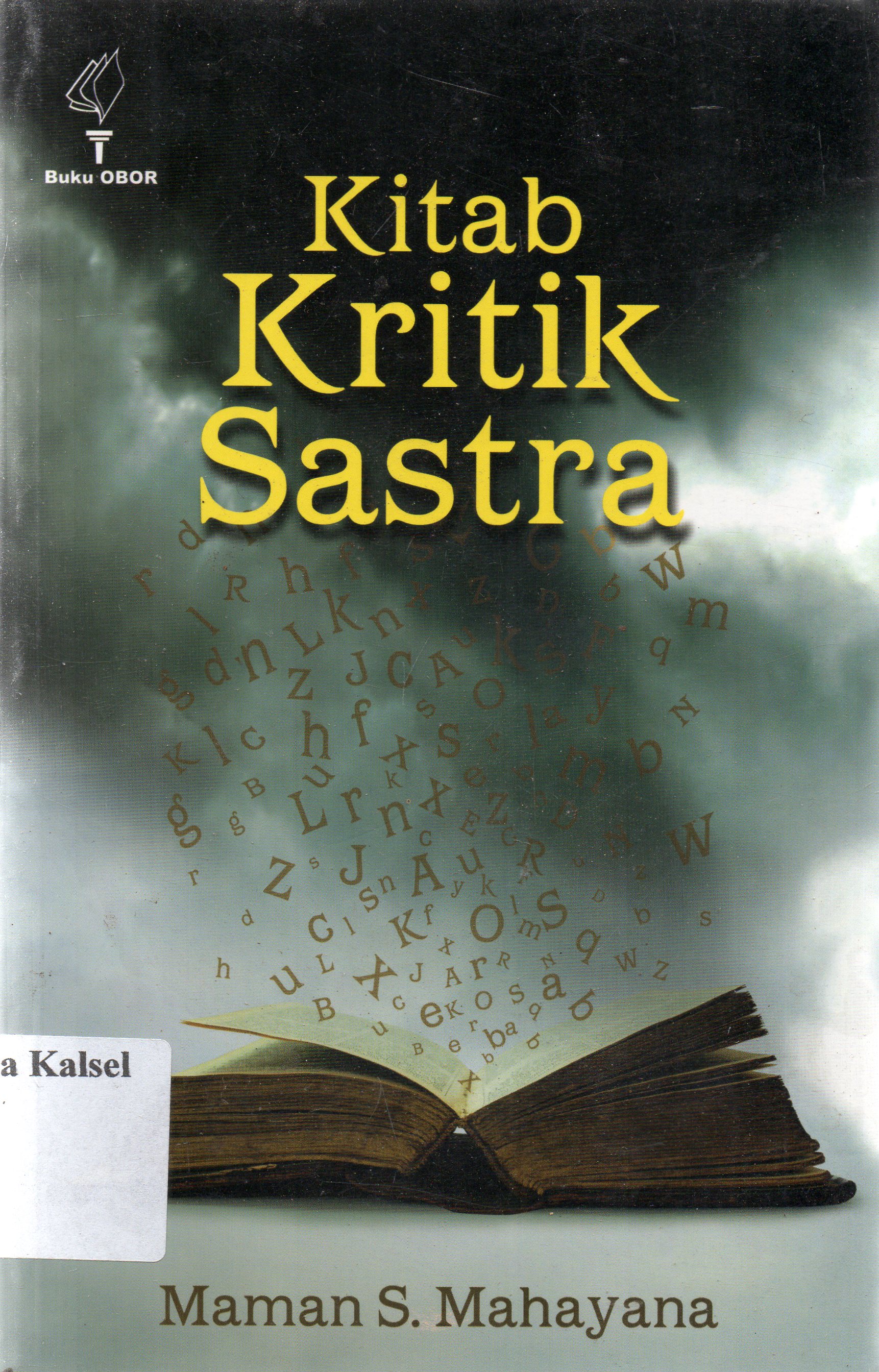 Cover Kitab kritik sastra / Maman S. Mahayana.