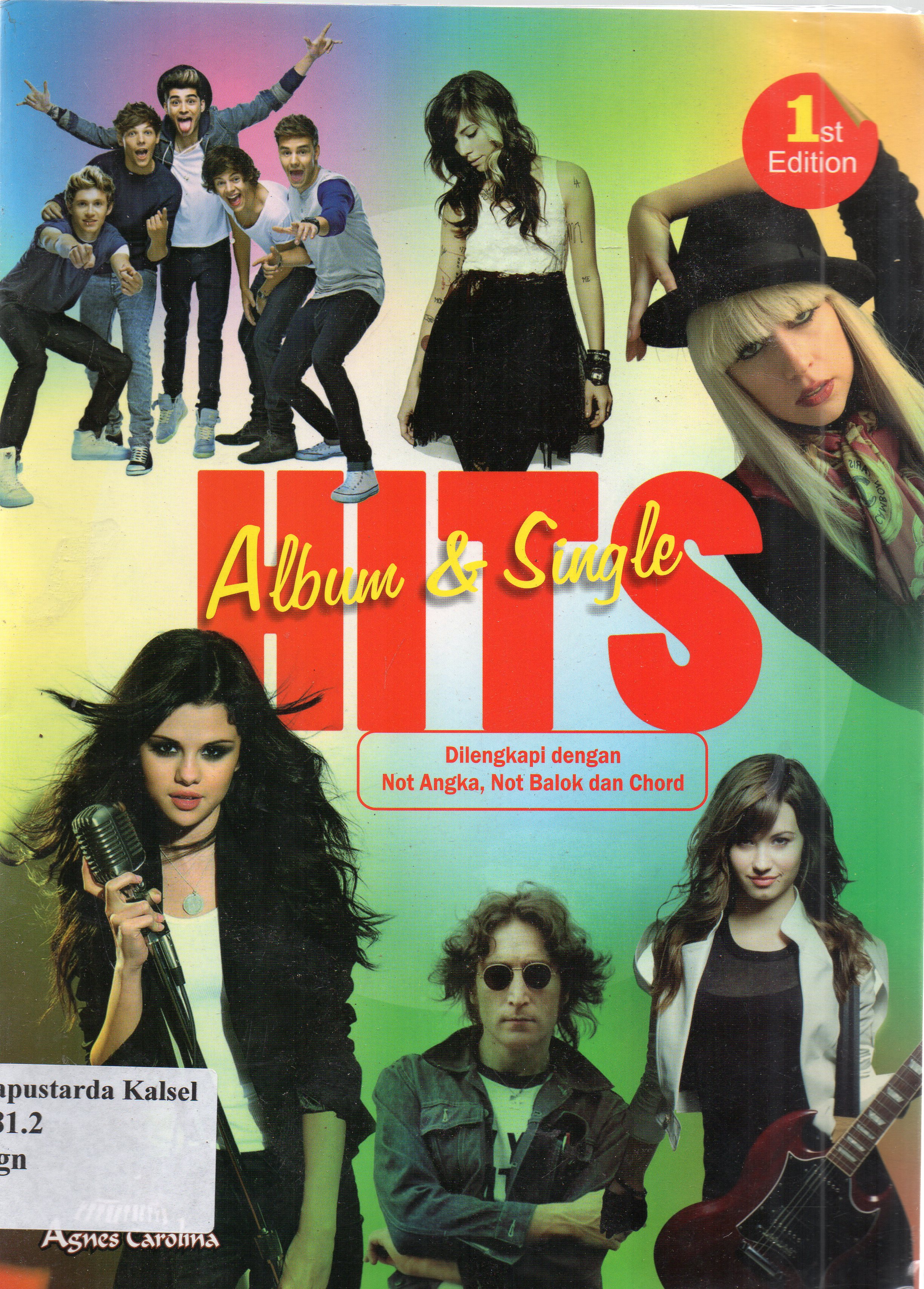 Cover Album dan single hits jil 1 / Agnes Carolina