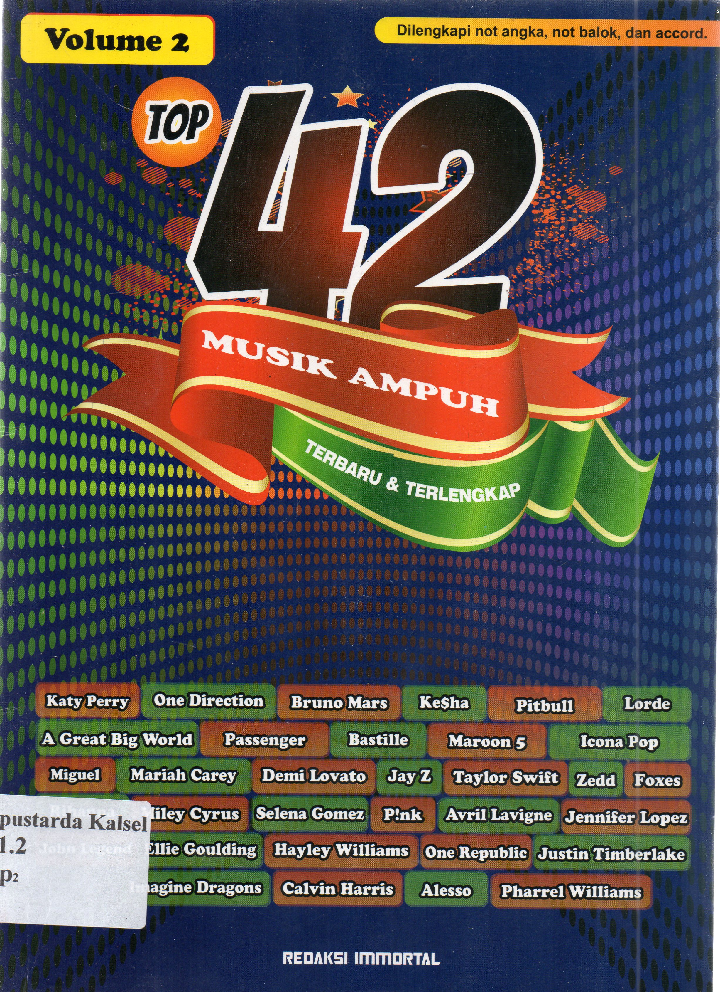 Cover Top 42 ampuh terbaru dan terlengkap Vol. 2 / editor, Andi.