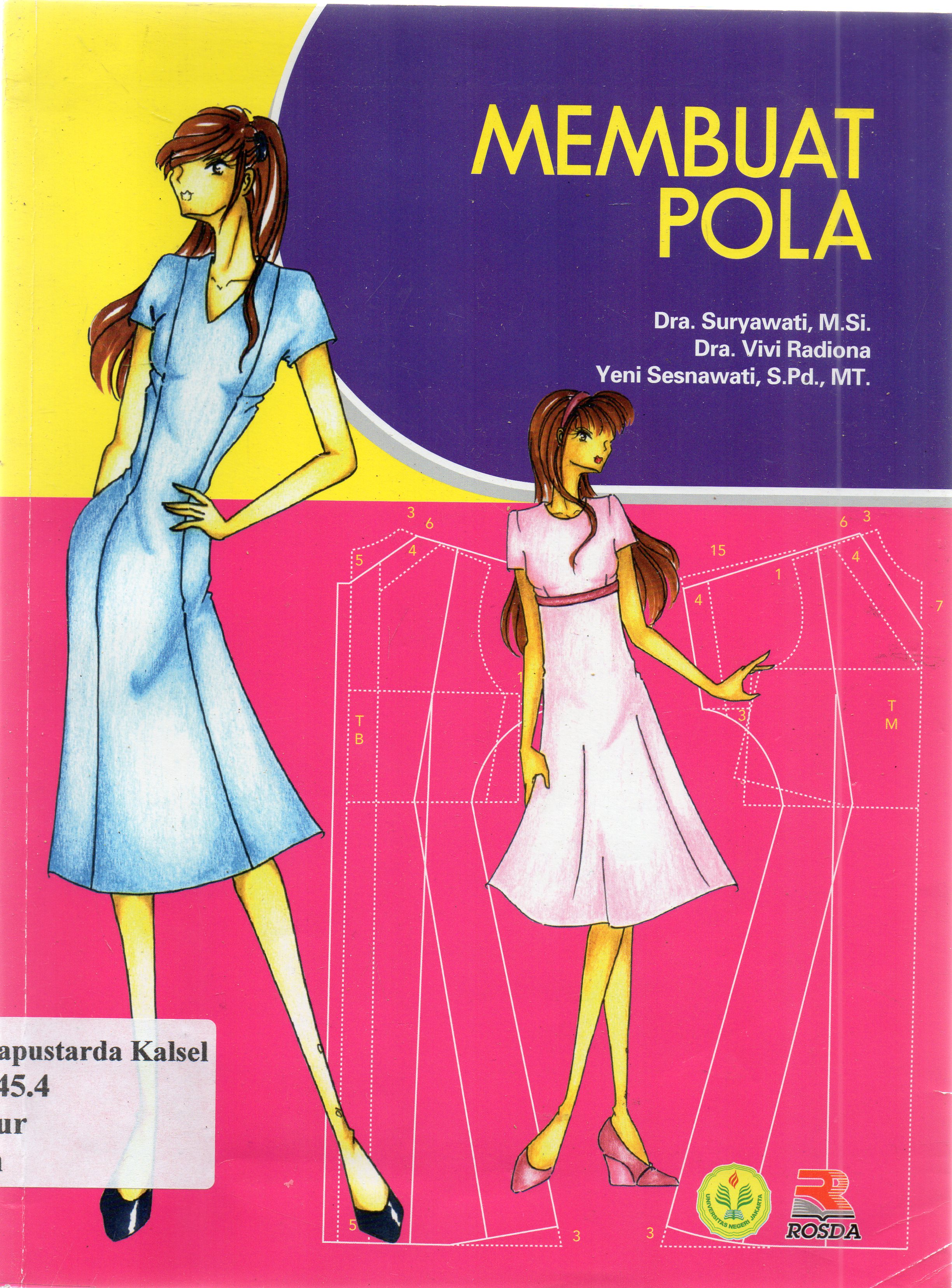 Cover Membuat pola / editor, Adriyani Kamsyach