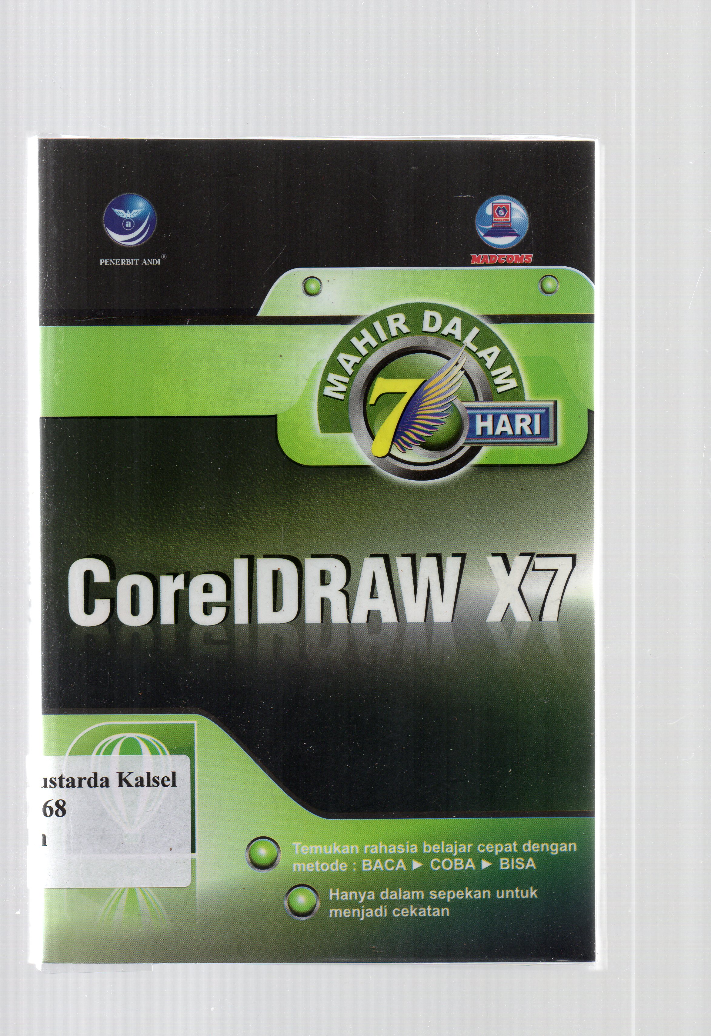 Cover Mahir dalam 7 hari corelDRAW x7 / Madcoms