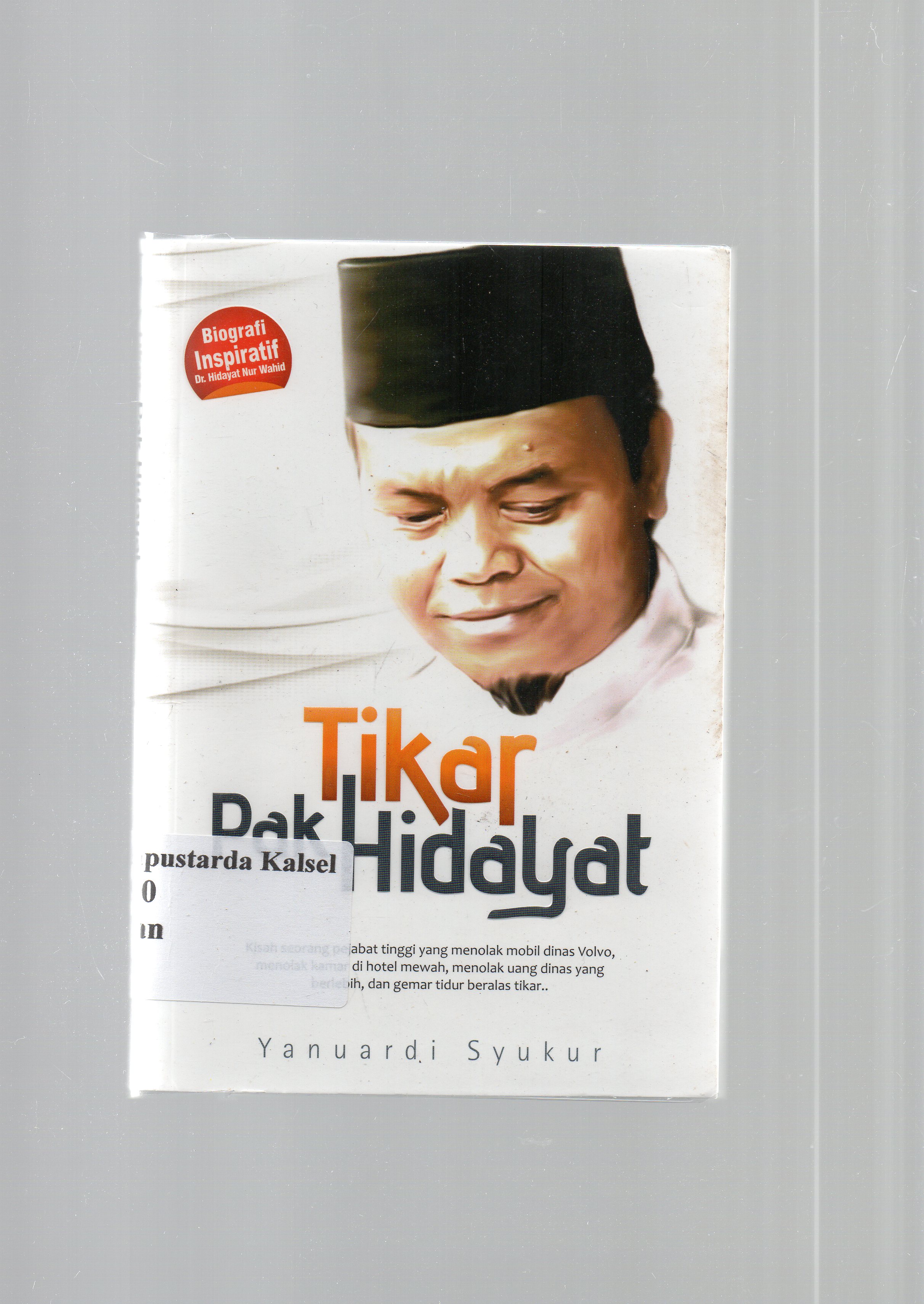 Cover Tikar pak hidayat / Yanuardi Syukur