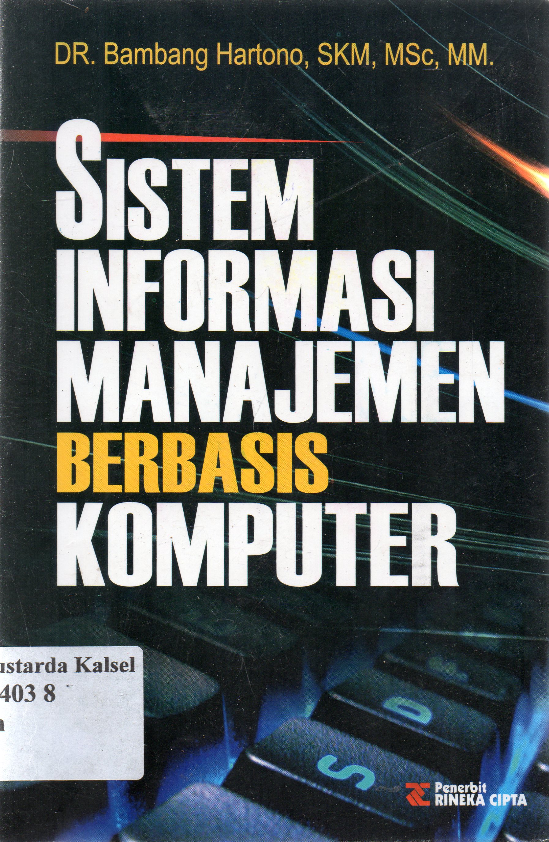 Cover Sistem informasi manajemen berbasis komputer / Bambang Hartono.