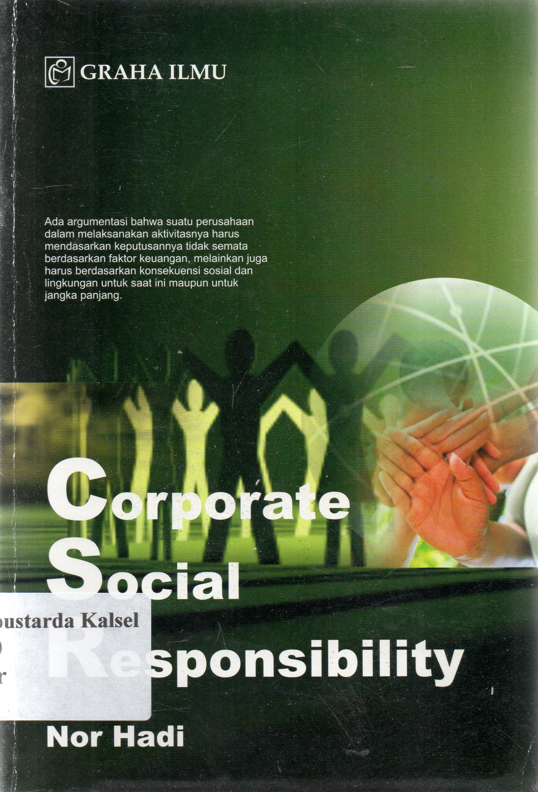 Cover Corporate social responsibility / Nor Hadi.