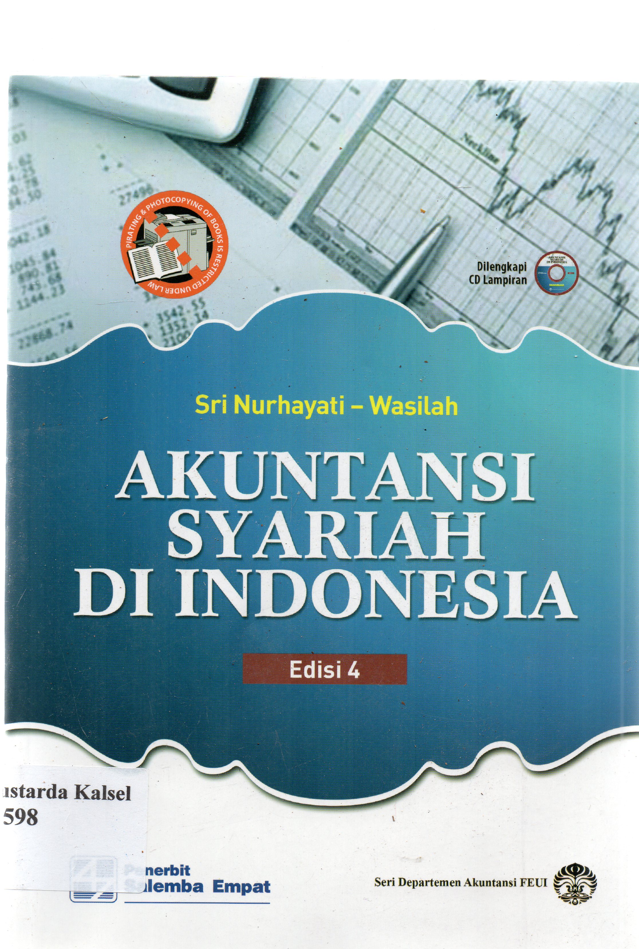Cover Akuntansi syariah di Indonesia / Sri Nurhayati, Wasilah ; editor, Ema Sri Suharsi.