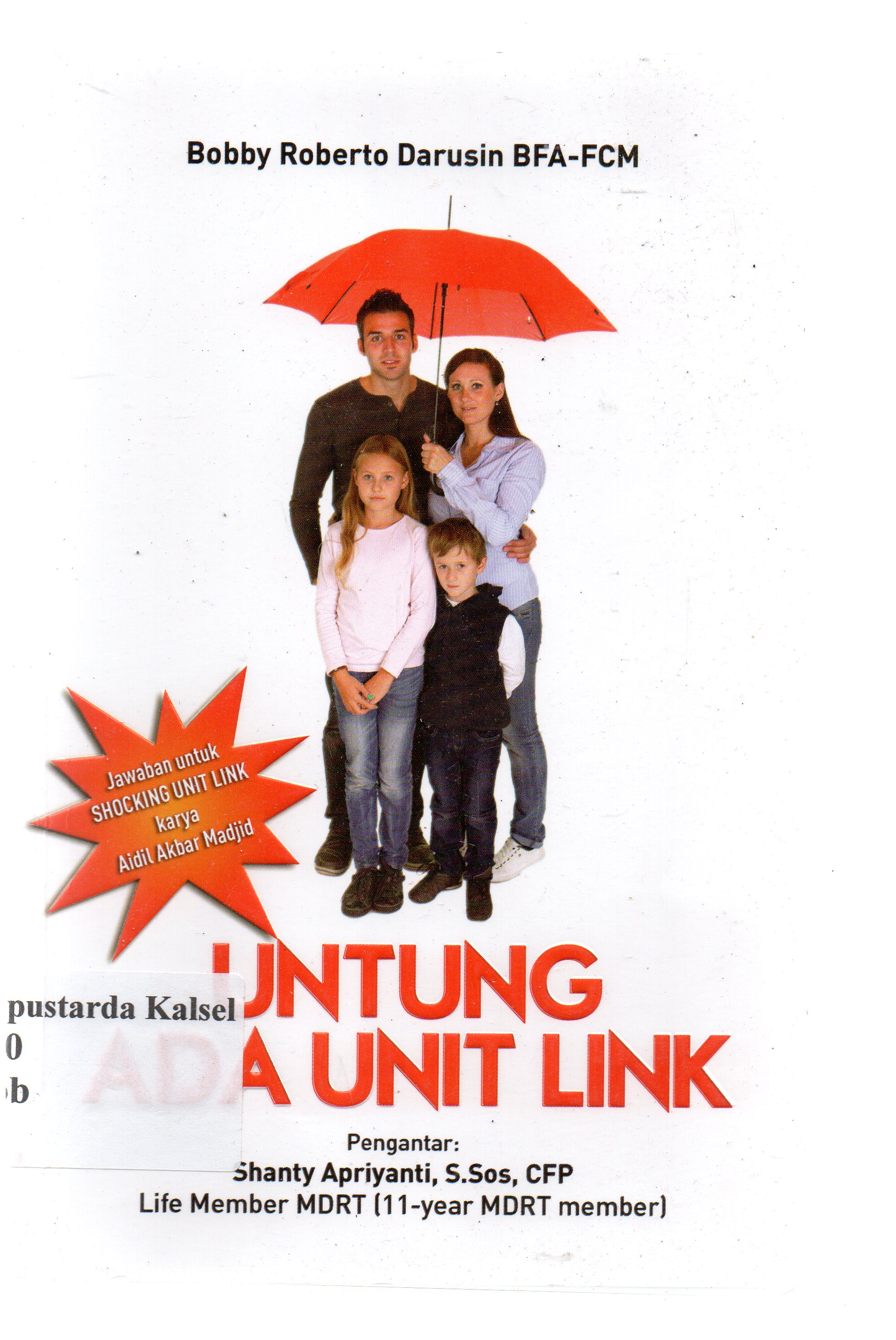Cover Untung ada unit link / Bobby Roberto Darusin BFA-FCM.
