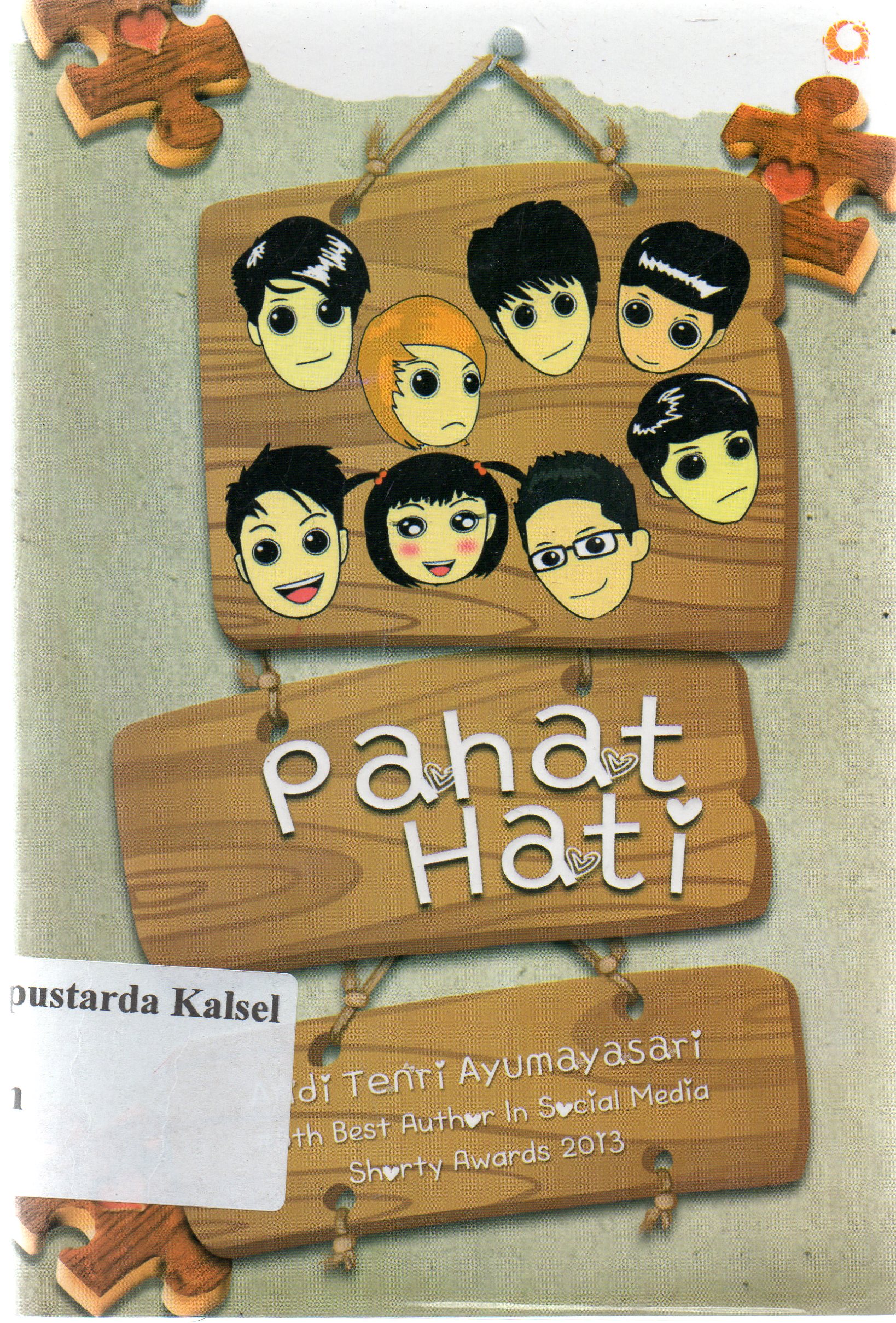 Cover Pahat hati / Andi Tenri Ayumayasari.