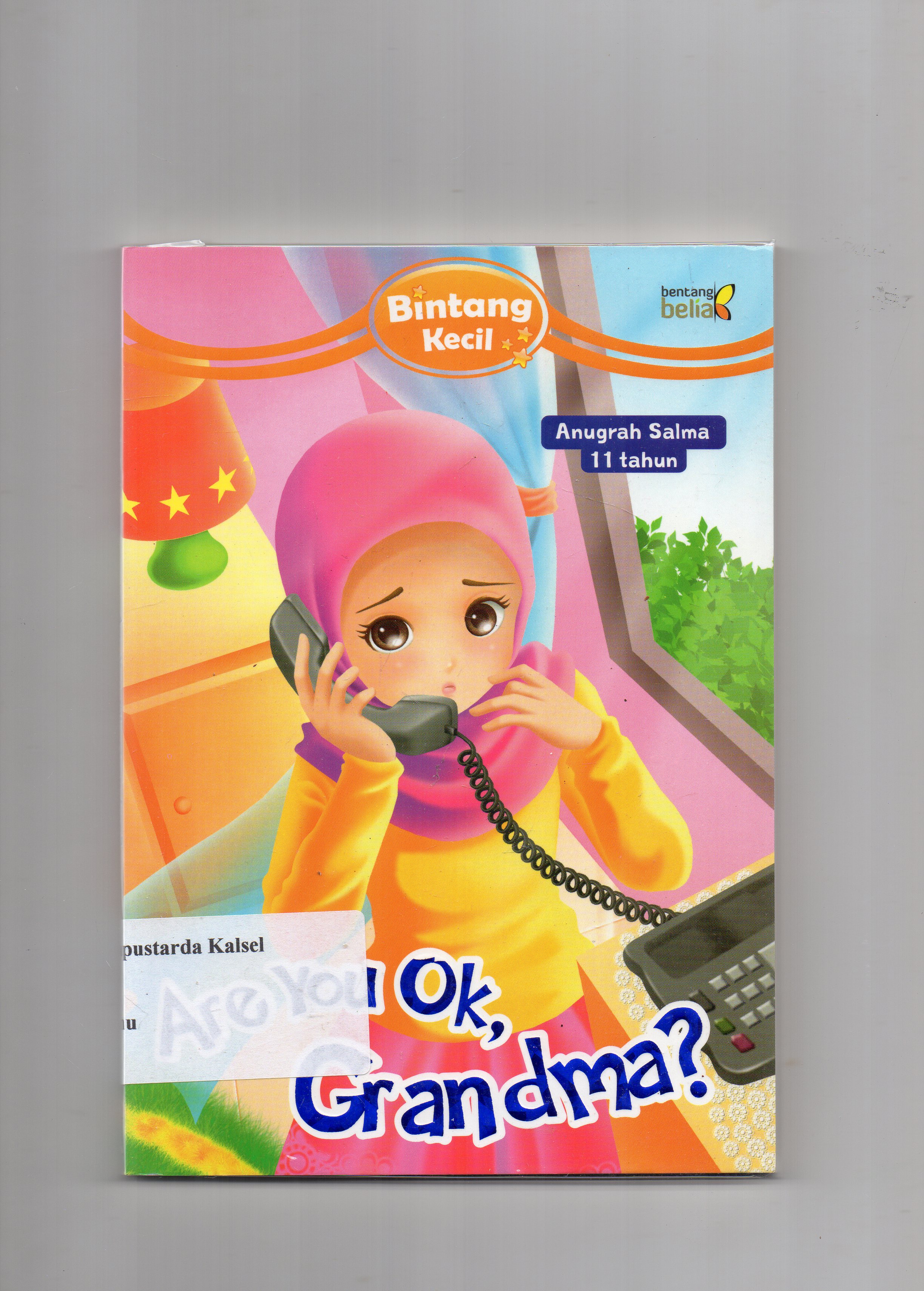 Cover Are you ok, grandma? / $ Anugrah Salma ; penyunting, Rifki Amelia Fadlina