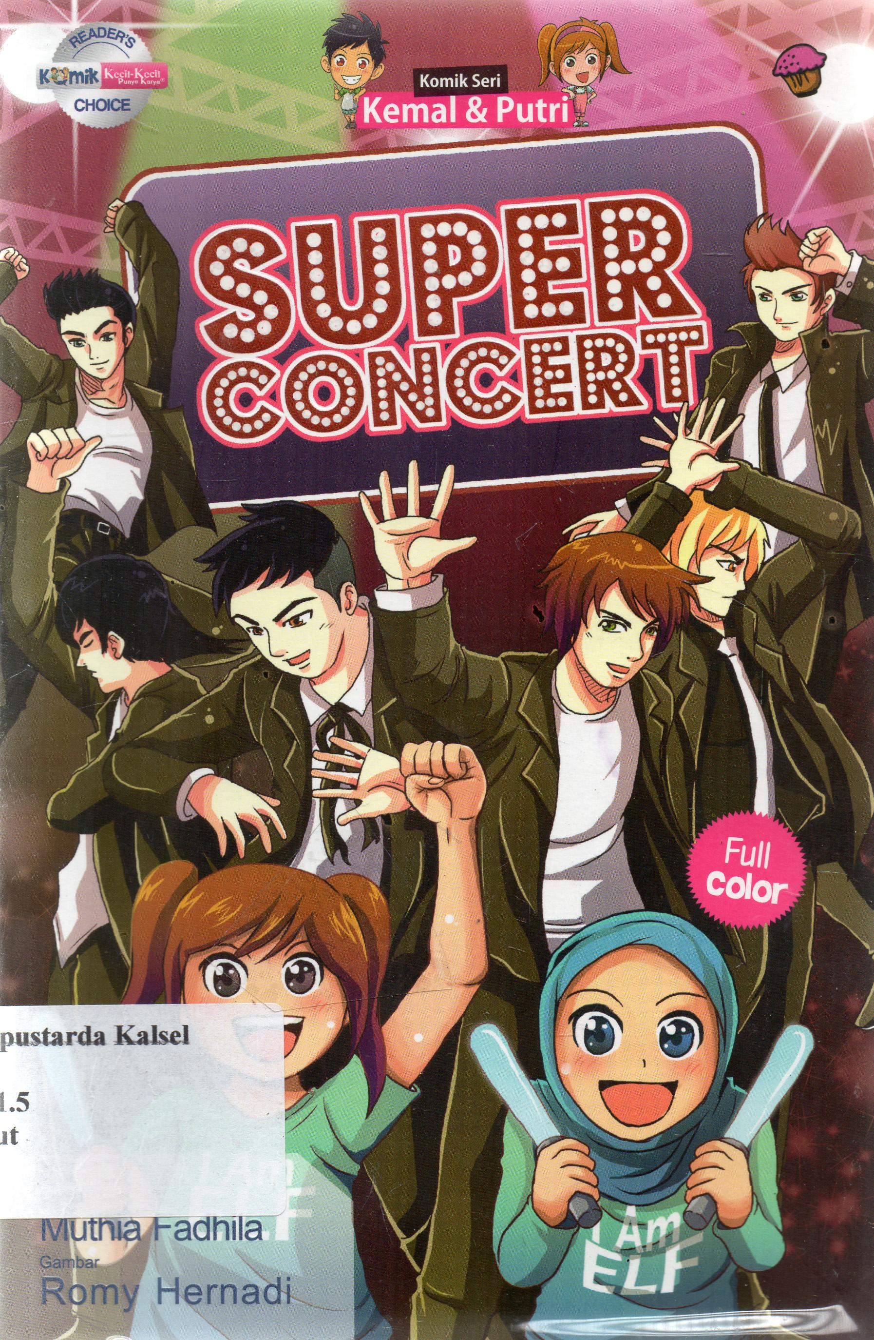 Cover Super Concert / Muthia Fadhila ; penyunting, Rony Amdani