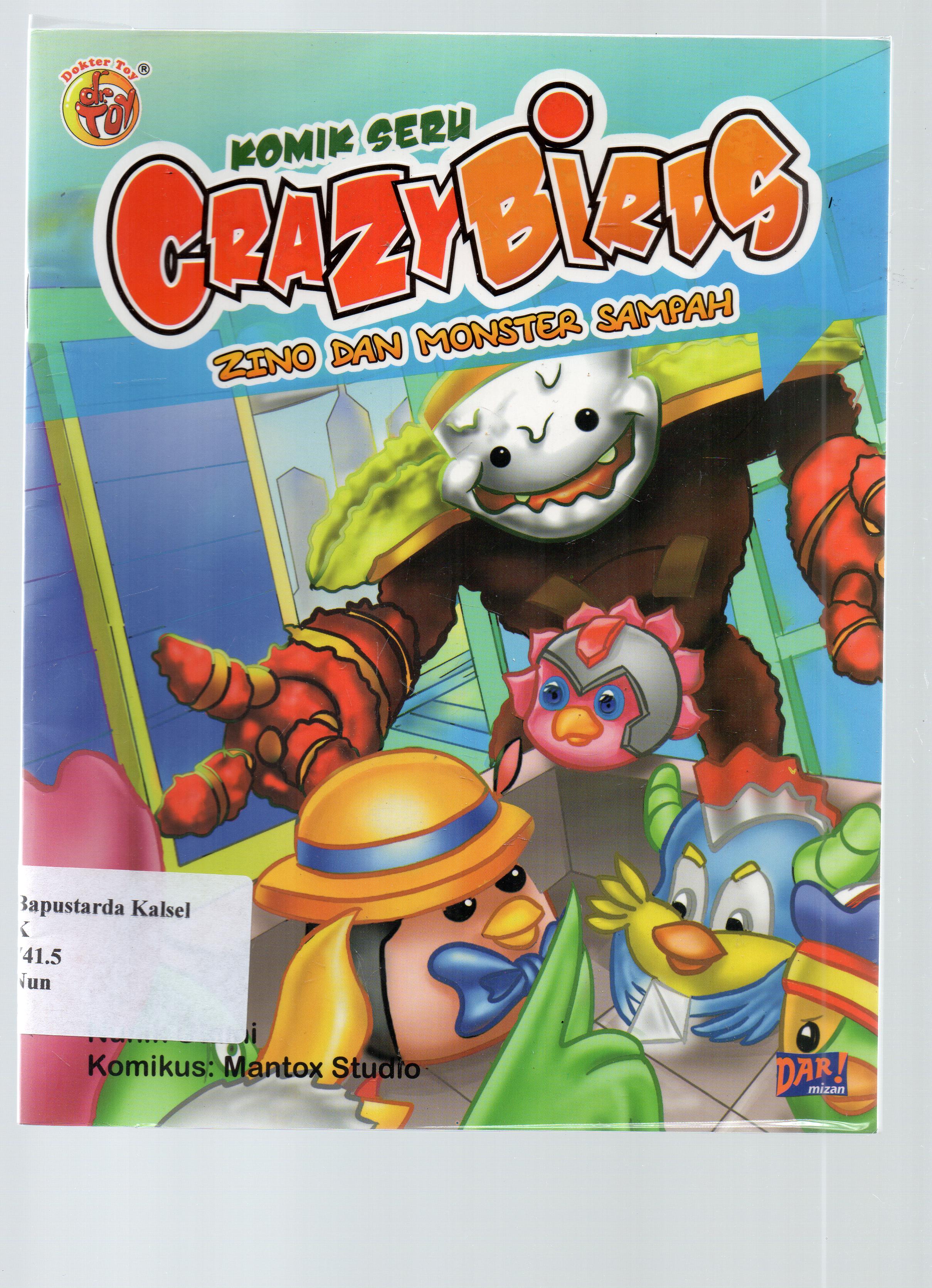 Cover Zino dan Moster Sampah / Nunik Utami ; penyunting, Dadan Ramadhan
