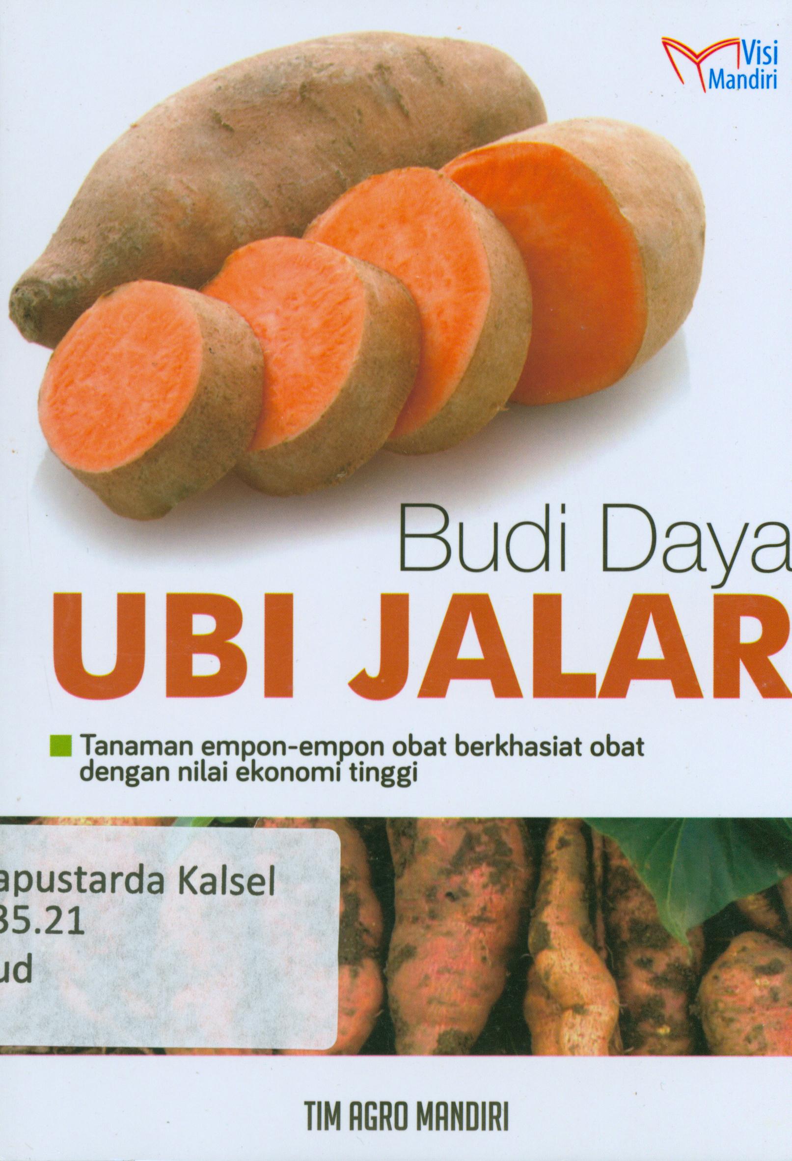 Cover Budidaya ubi jalar : Tanaman empon-empon obat berkhasiat dengan nilai ekonomi tinggi / Tim Argo Mandiri