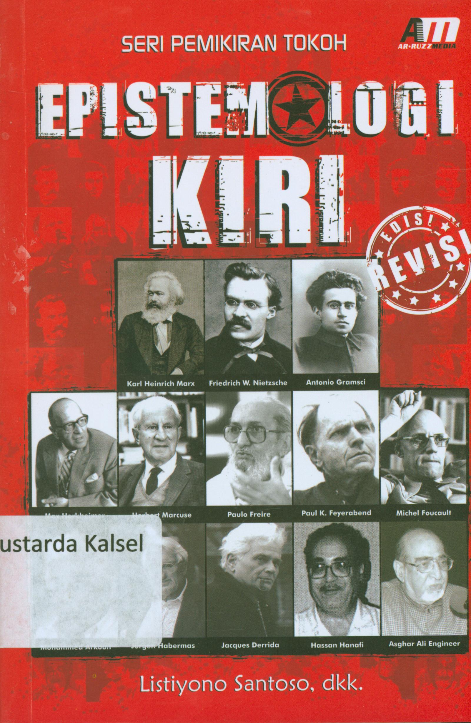 Cover Epistemologi Kiri :  Listiyono Santoso... [et.al].