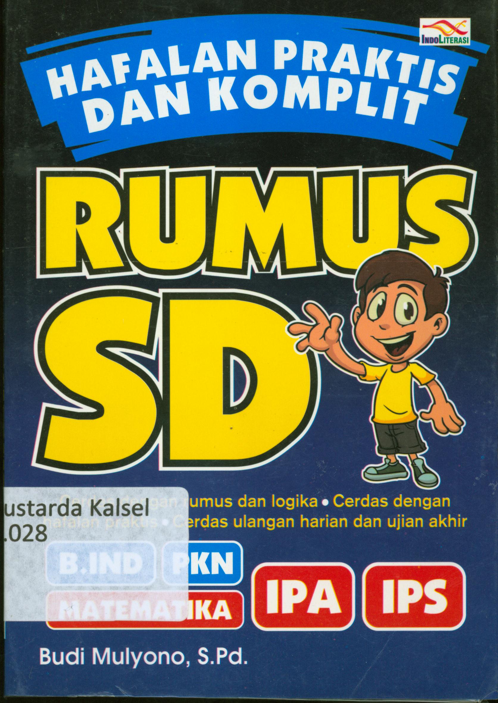 Cover Hafalan praktis dan komplit jurus SD / Budi Mulyono
