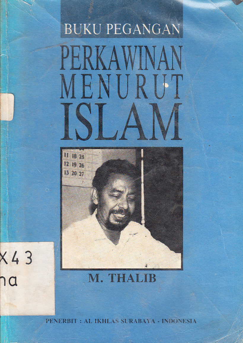 Cover Perkawinan Menurut Islam / M. Talib