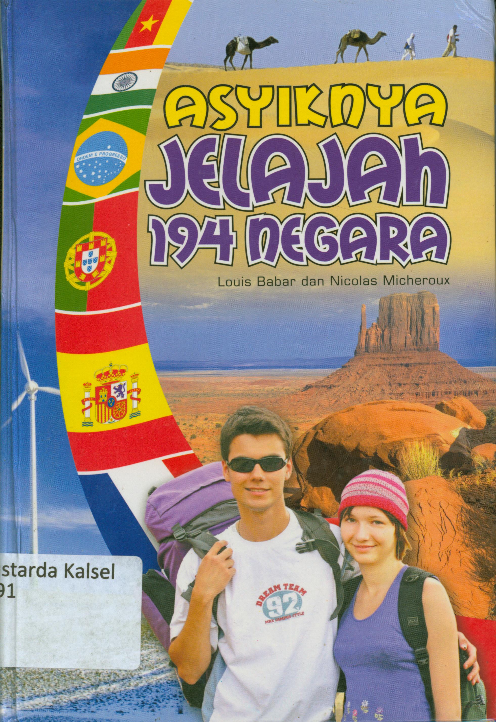 Cover Asyiknya jelajah 194 negara / Louis Babar dan Nicolas Micheroux