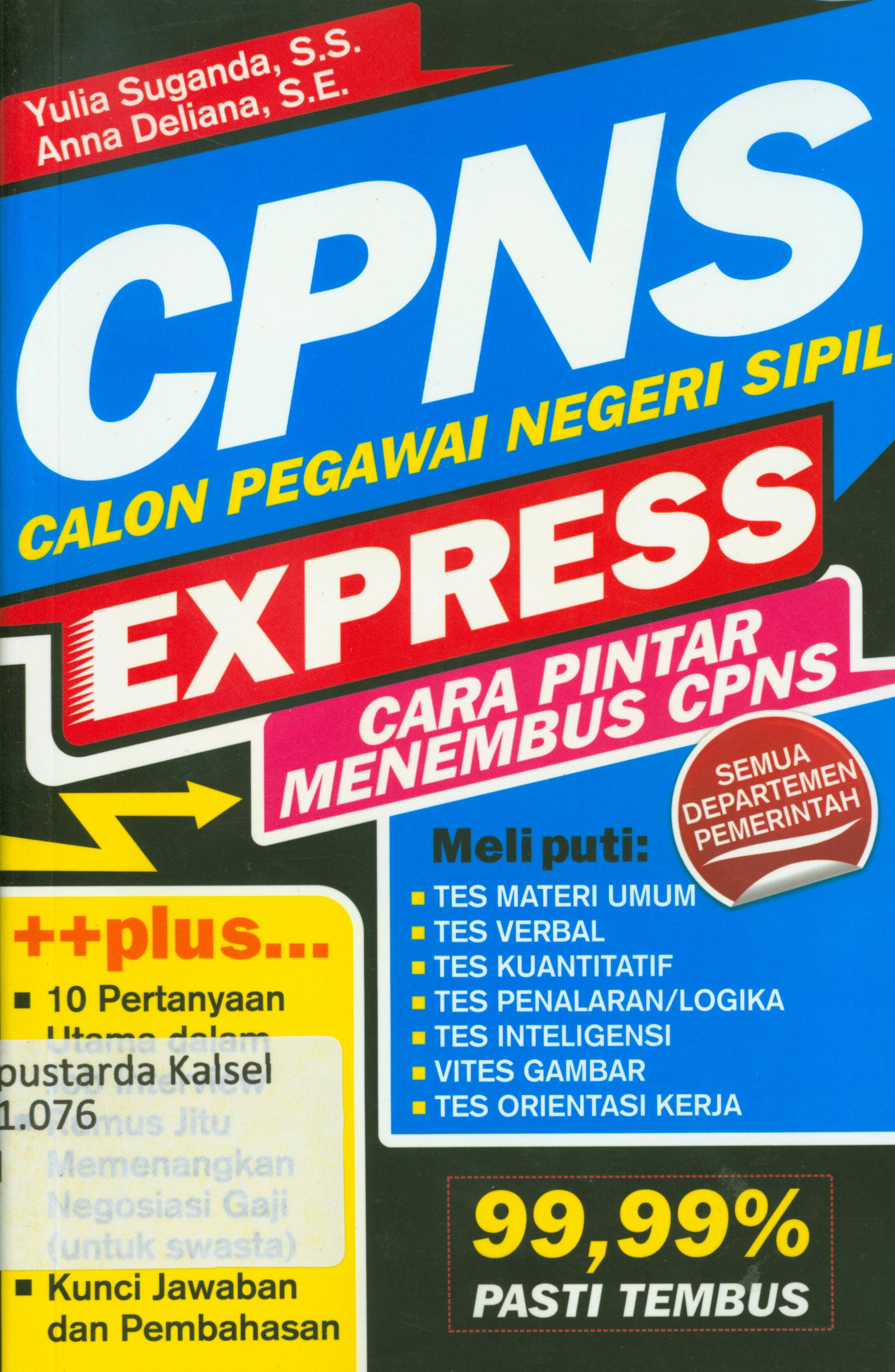 Cover CPNS Express / Yulia Suganda, Anna Deliana