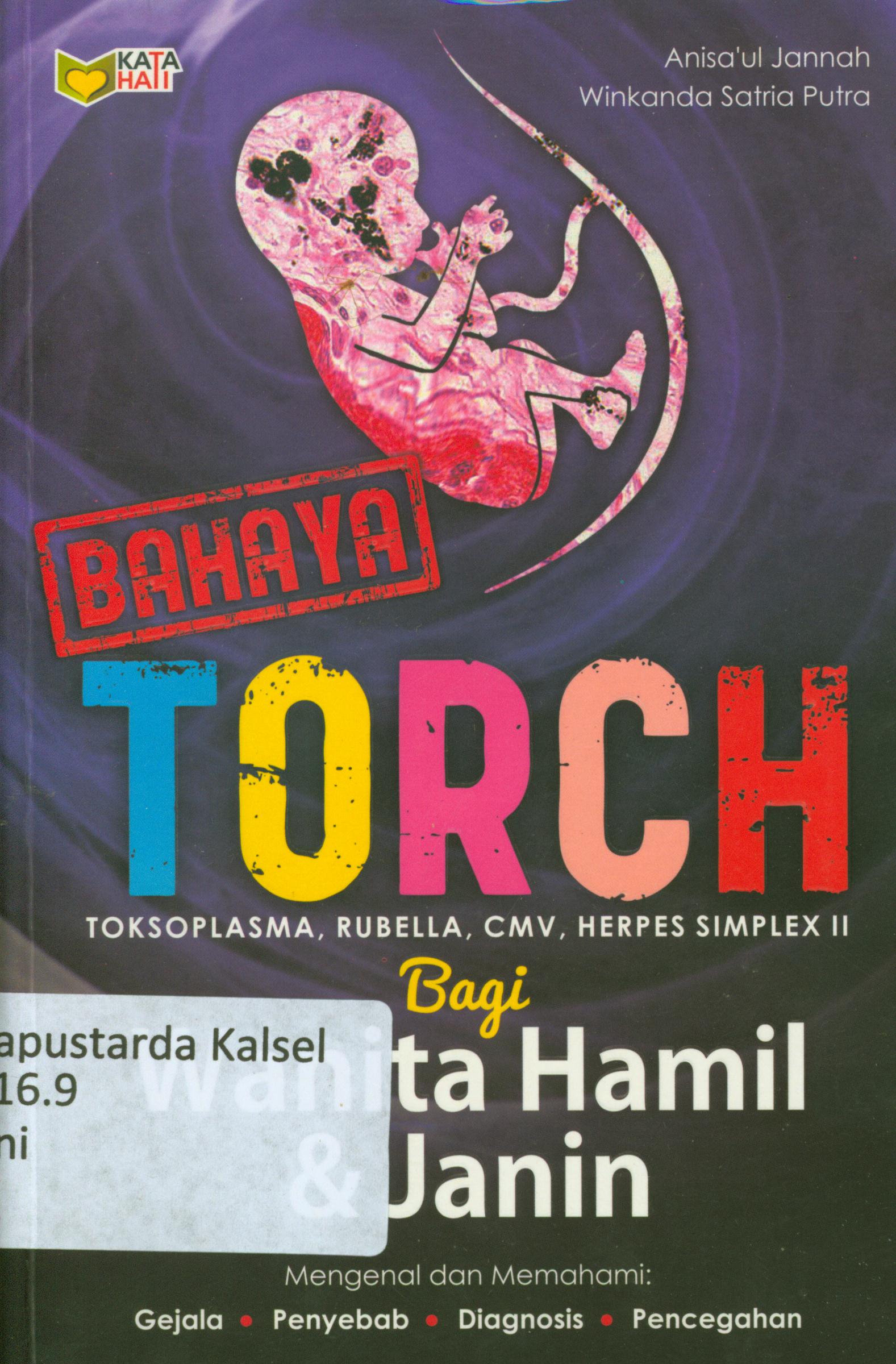 Cover Mengenal dan memahami bahaya torch : bagi wanita hamil dan janin dalam kandungannya / Anisa'ul Jannah ; editor, Nurhid.