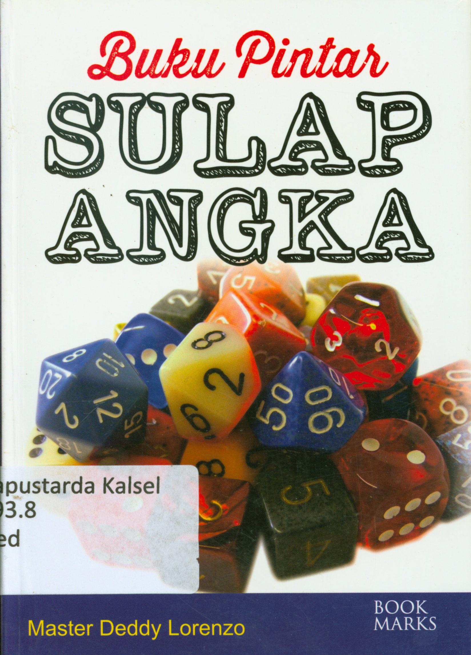 Cover Buku pintar sulap angka / Master Deddy Lorenzo ; penyunting, Terry Perdanawati