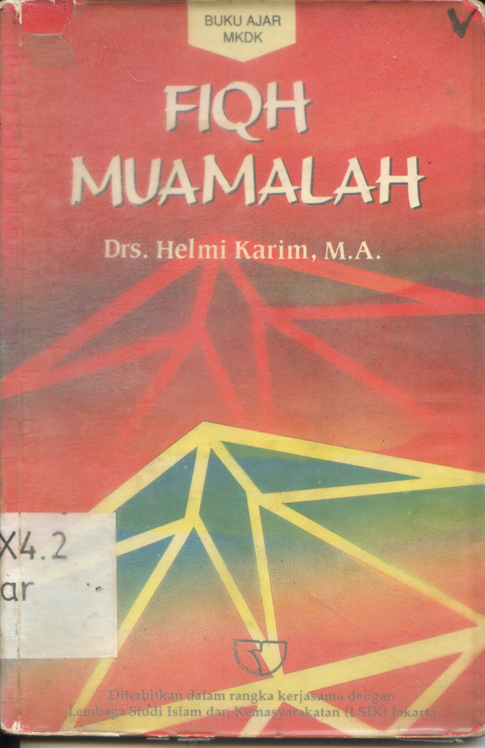 Cover Fiqh Muamalah / Helmi Karim