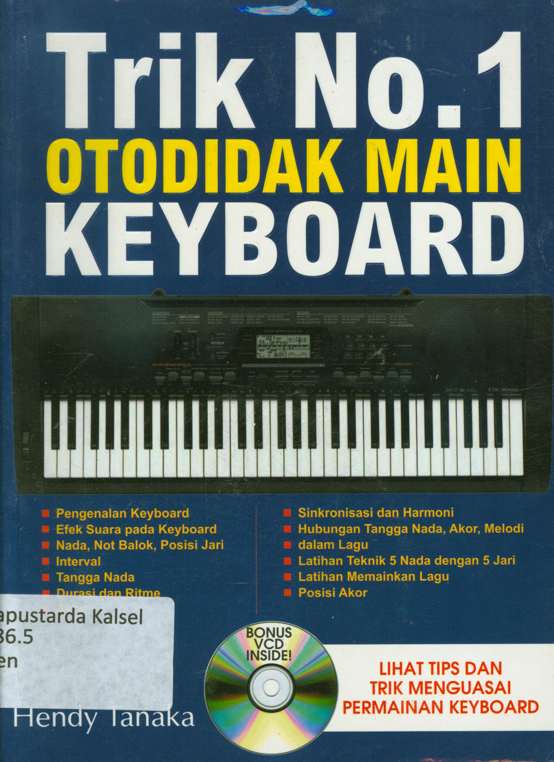 Cover Trik No.1 otodidak main keyboard / Hendy Tanaka