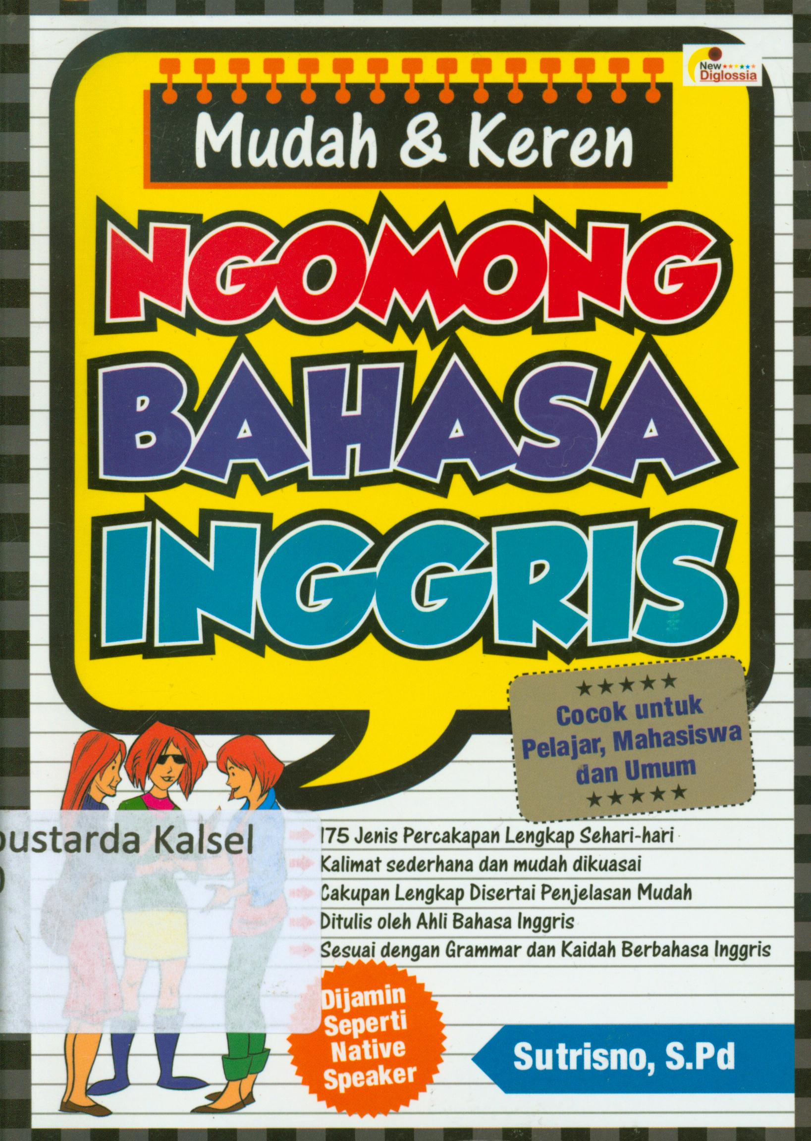 Cover Mudah dan keren ngomong bahasa Inggris / Sutrisno