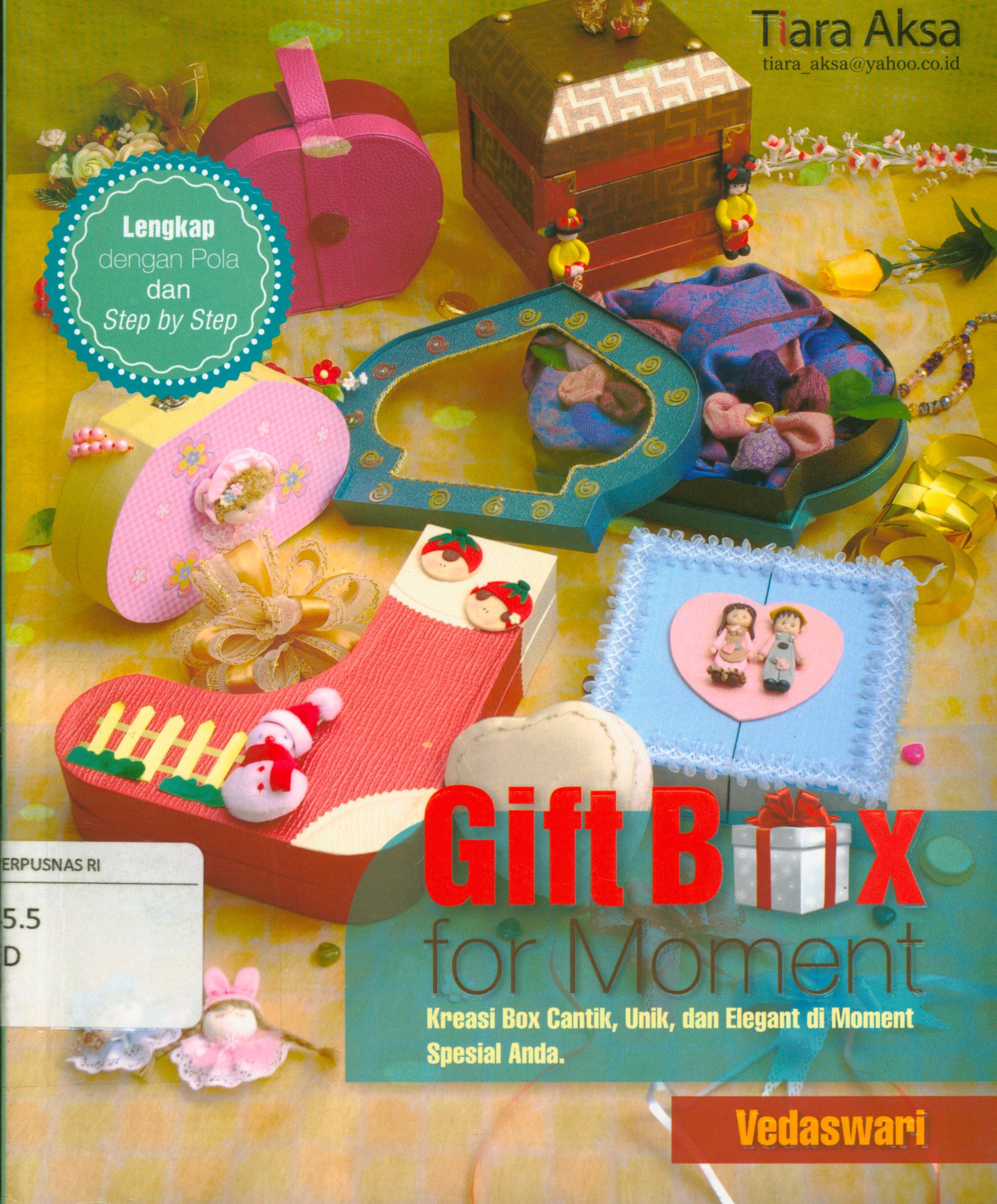 Cover Gift box for moment / Vedaswari.