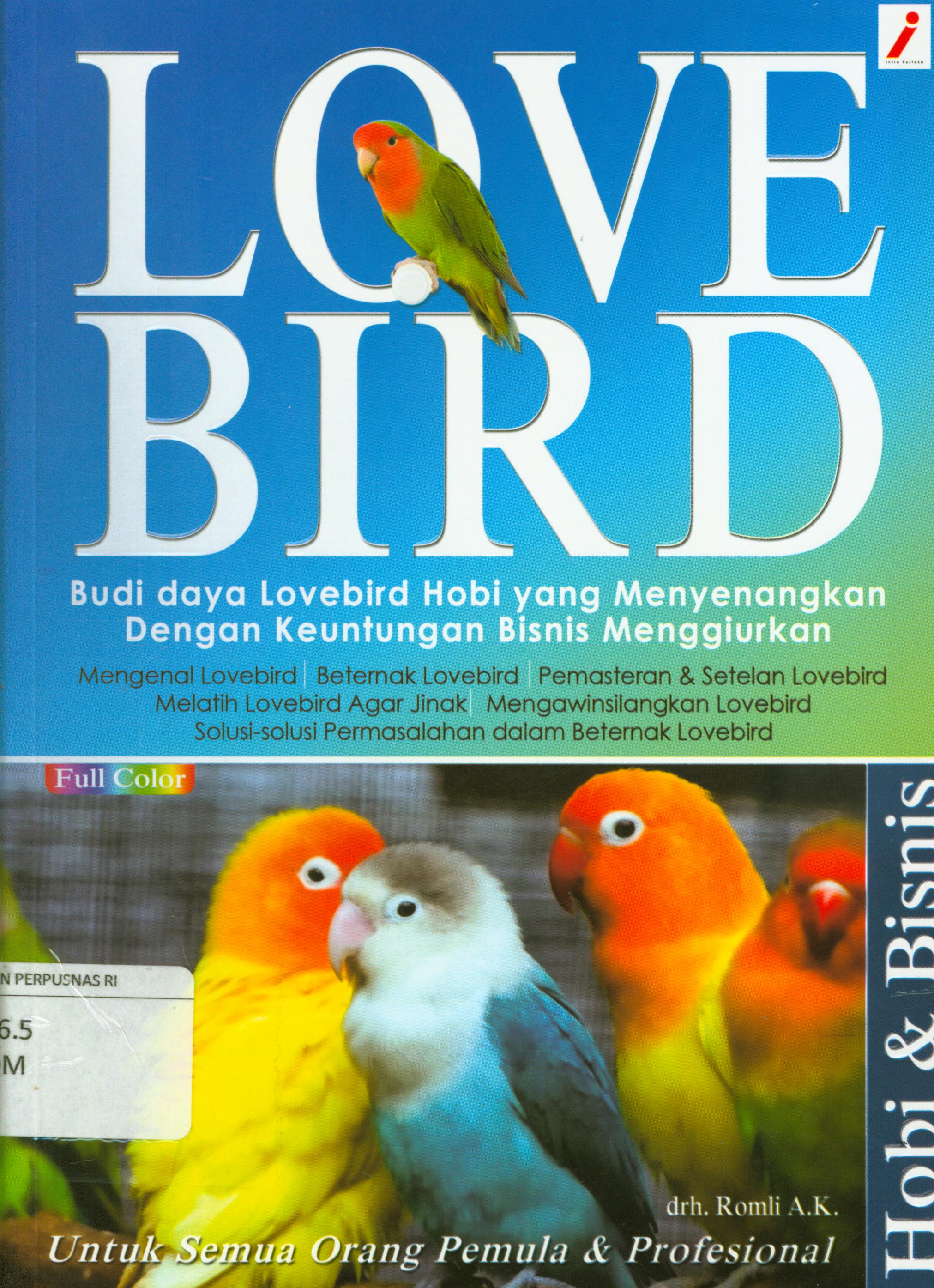 Cover Love bird / Romli.